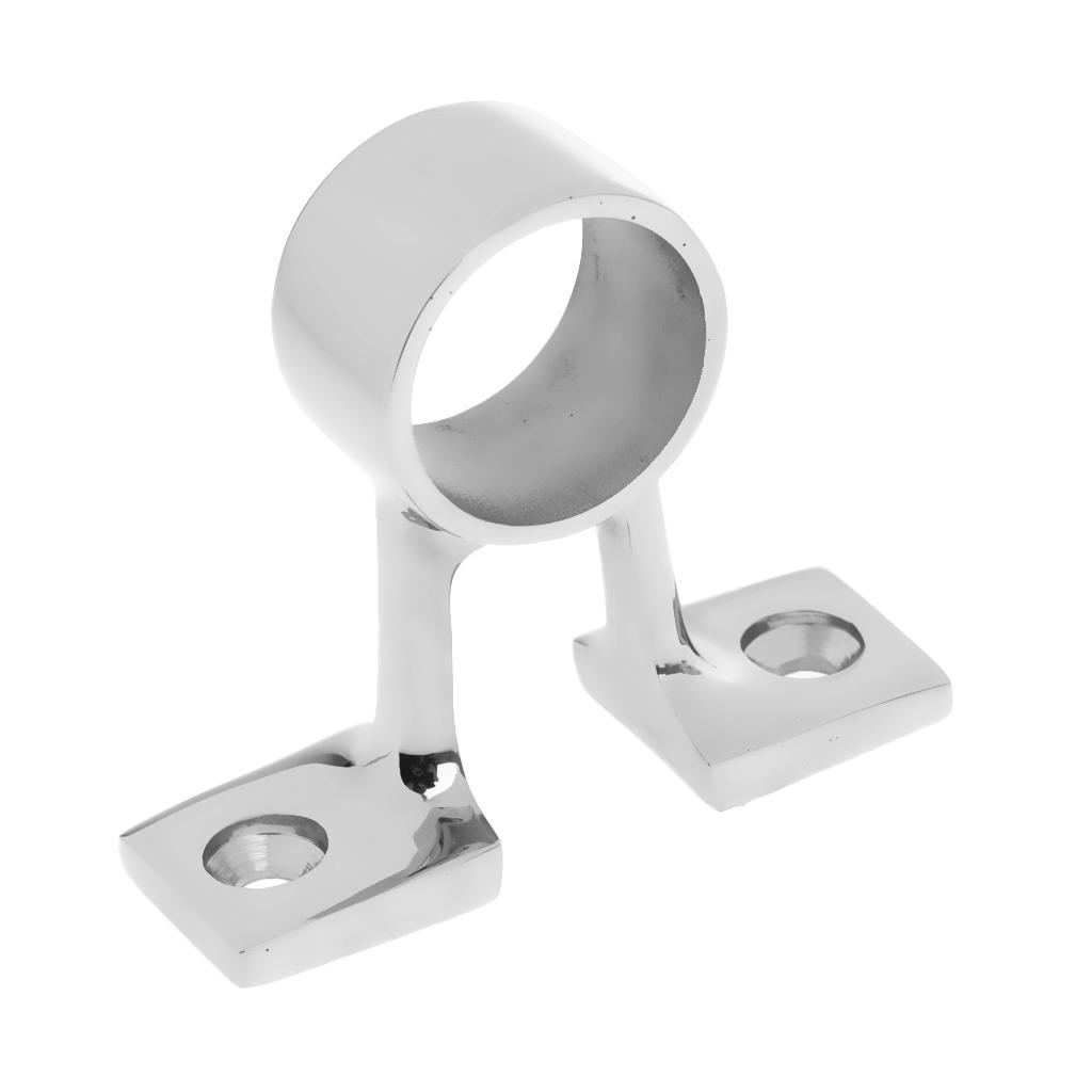 2Pcs 316 Stainless Steel Boat Hand Rail Fitting 25mm Stanchion Hardware