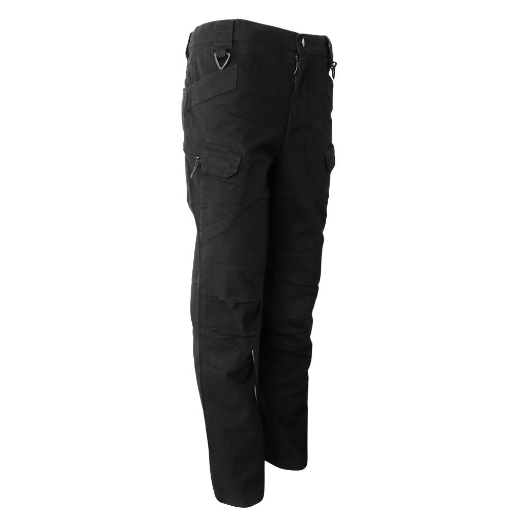 Pantaloni Uomo Cargo con Tasche Laterali Tasconi Cotone Pantaloni di | eBay