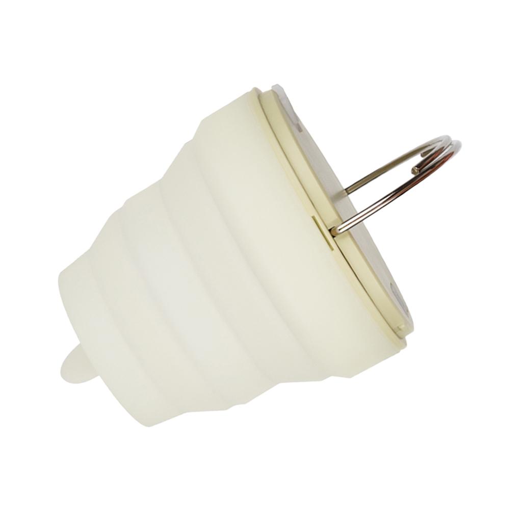 Silicone Foldable LED Camping Lantern Collapsible Tent Light Lamp Yellow