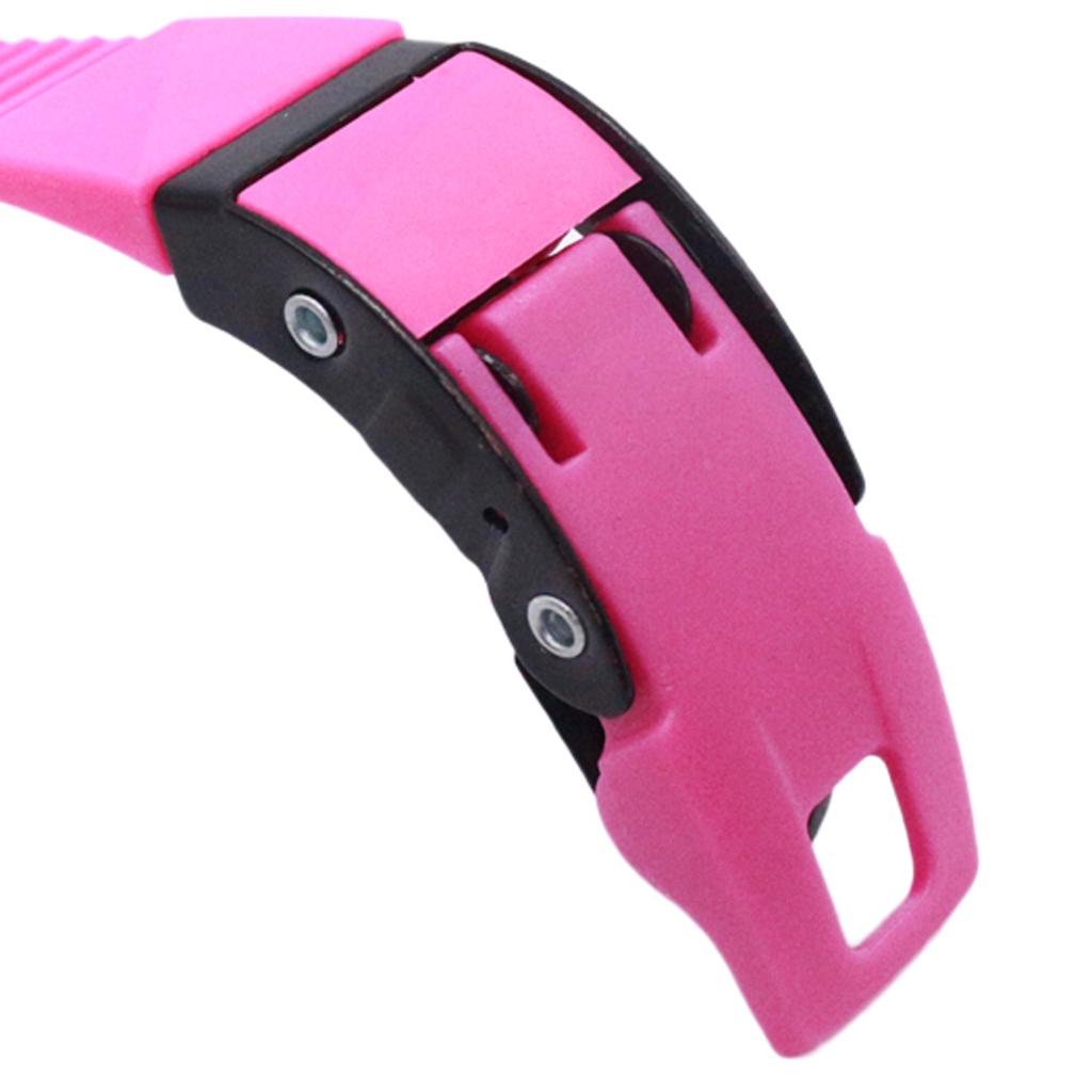 2 Pcs Replacement Inline Roller Skates Shoes Energy Straps with Screws Pink
