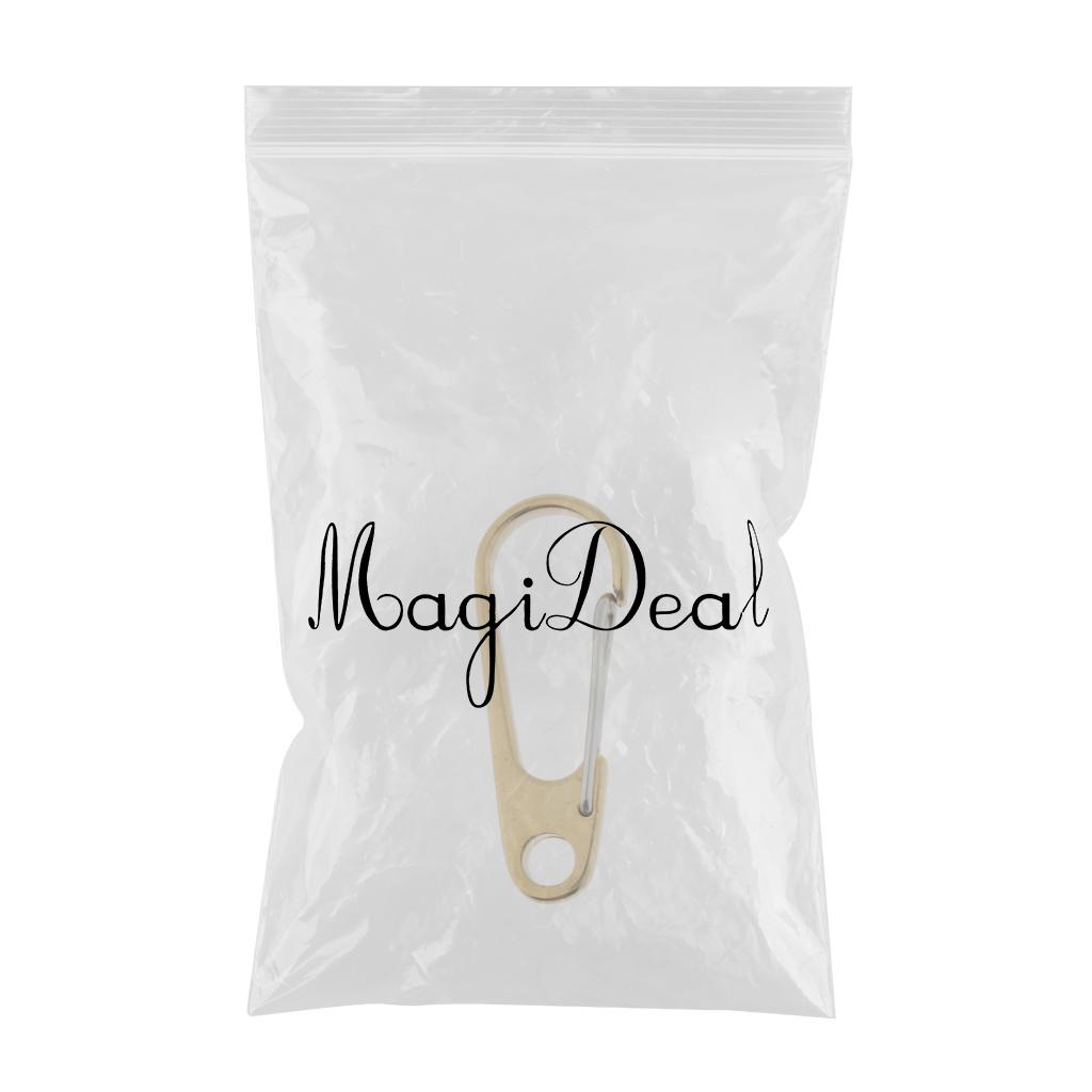 Quickdraw Spring Snap Clip Hook Key Carabiner Keychain Hanging Buckle Clasps 50mm