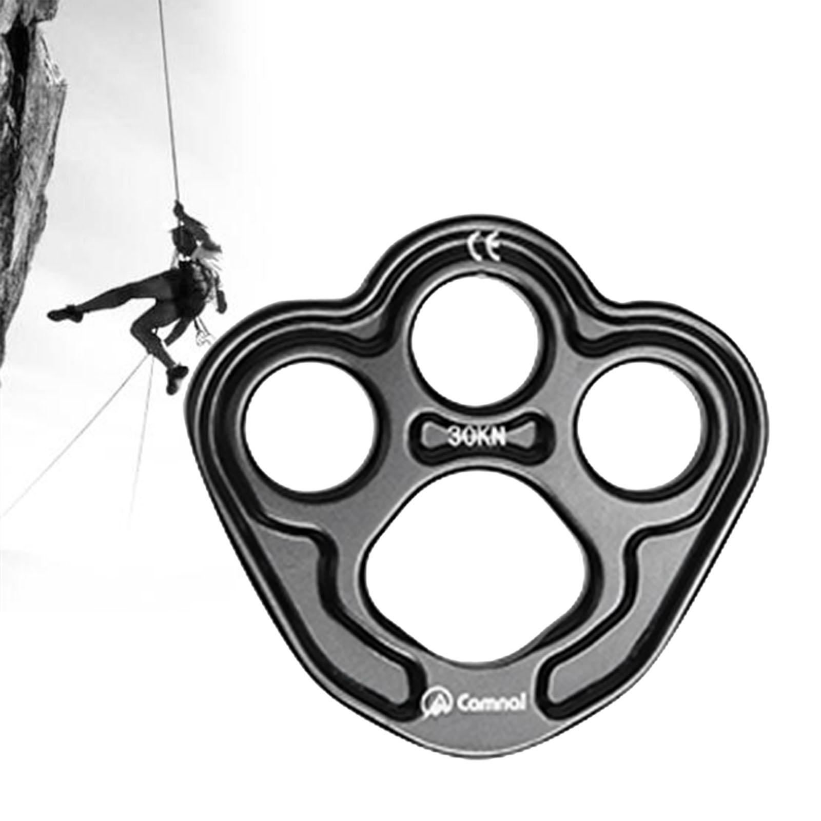 Aluminum Rescue Climbing Paw Rigging Plate Bearpaw Rig Anchor Device 28KN