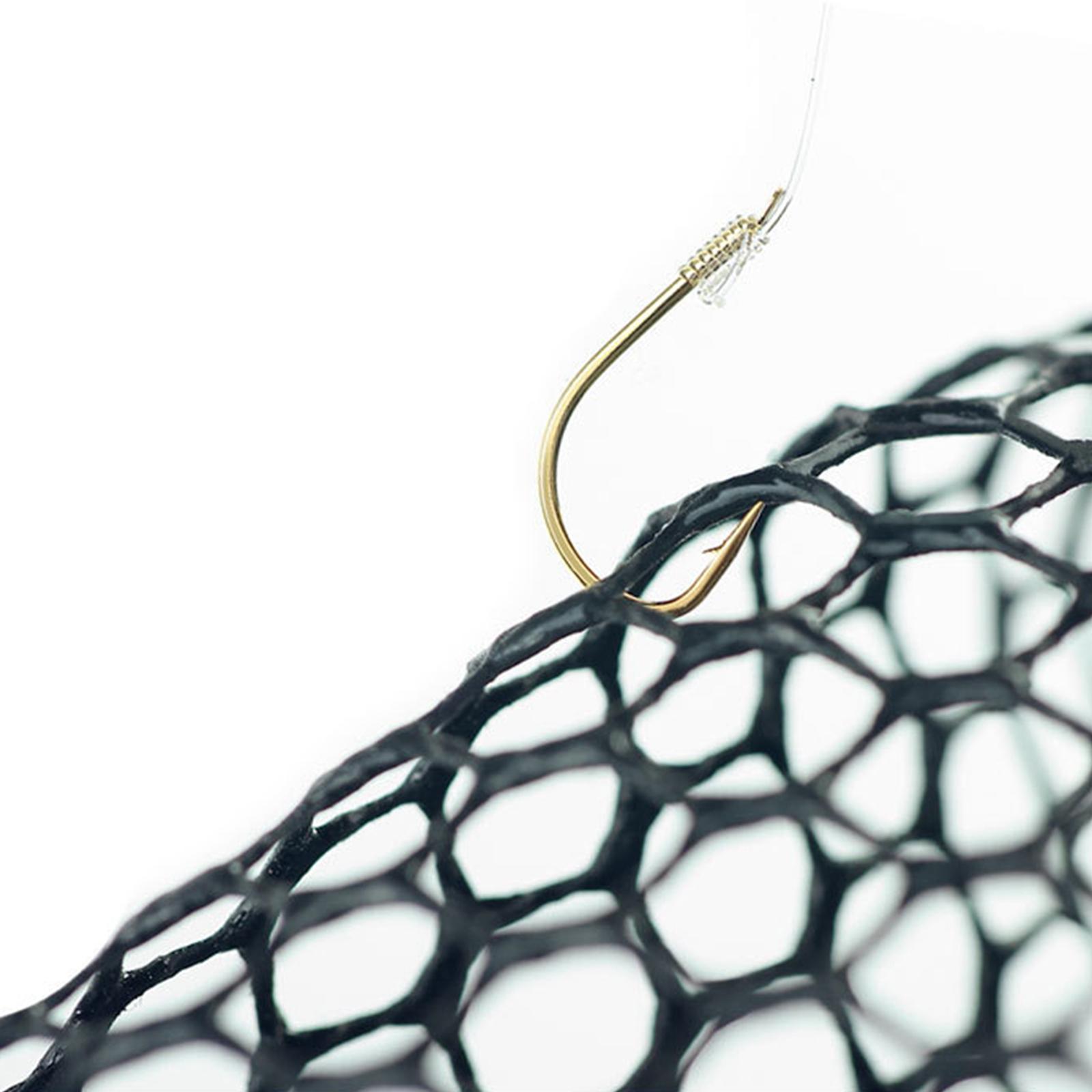 Replacement Fishing Net Landing Net Removable Anti-adhesive 35cm Shallow