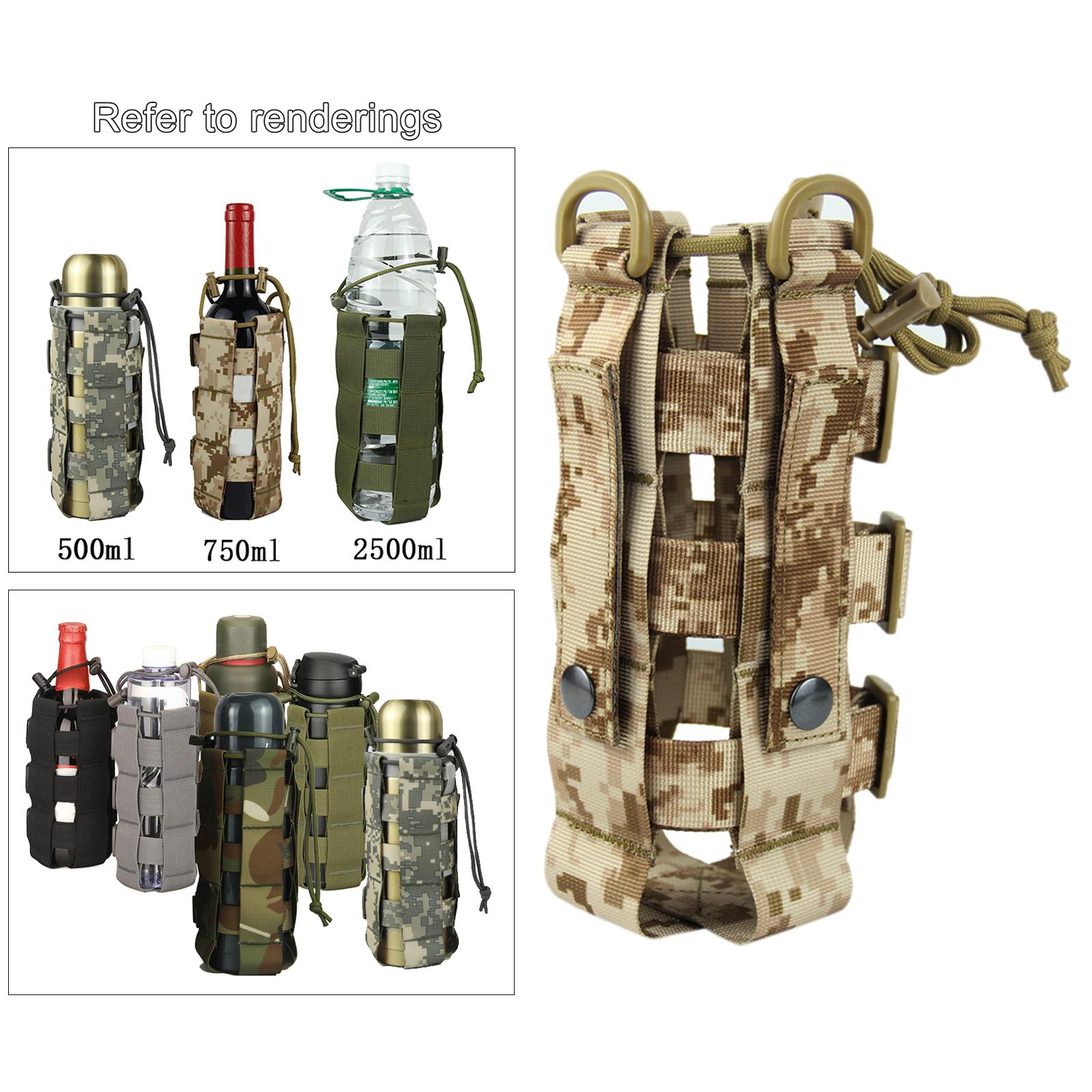 Kettle Bag Tactical Molle Water Bottle Carrier Pouch Desert Digital Camo