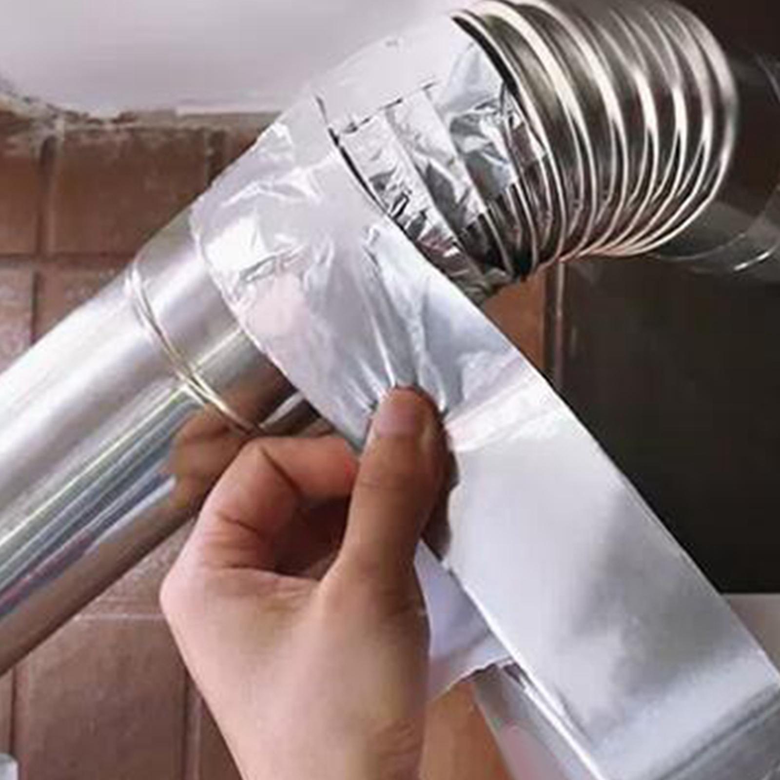Aluminum Foil Barrier Waterproof Pipe Insulation Patching Repairs Ducts Tape
