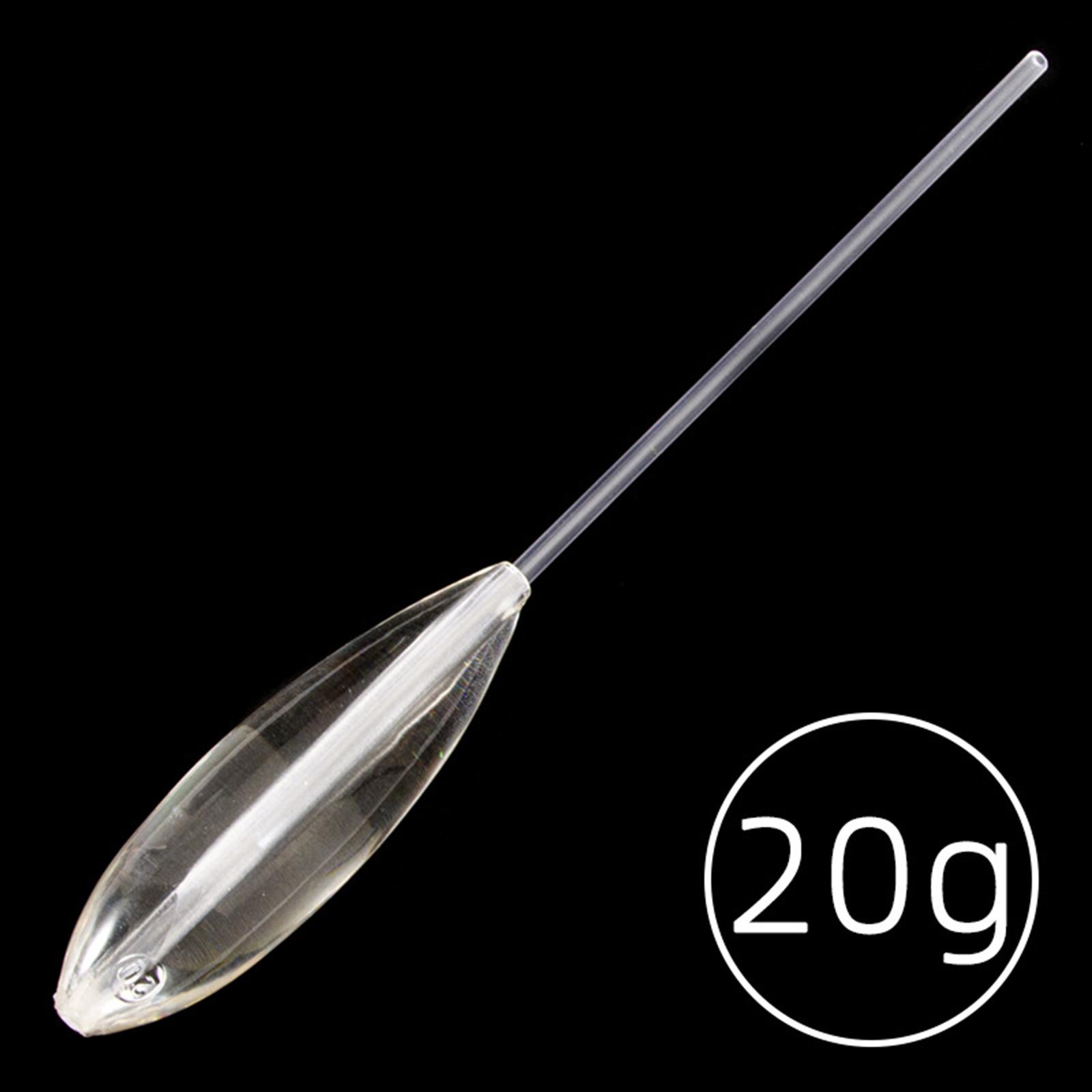 2xFishing Float Fishing Equipment Father's Day Gift Transparent Acrylic Bobber