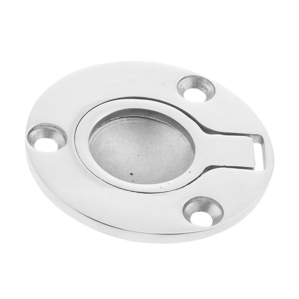 Boat 316 Stainless Steel Flush Lift Ring / Hatch Pull Handle 50mm 2''