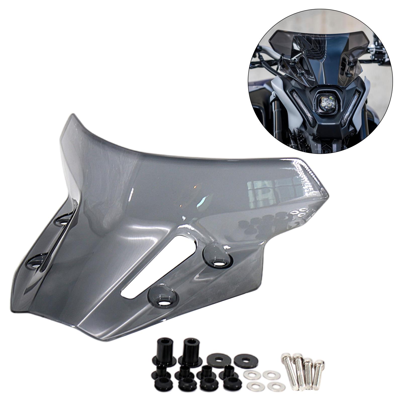 Windshield Windscreen Deflector for Yamaha MT09 / FZ09 2021-  Smoke black