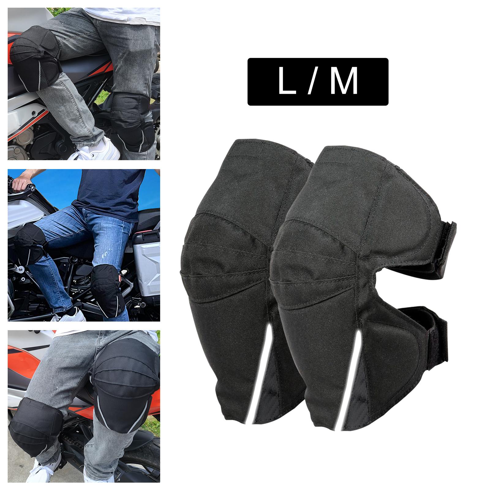 Knee Pads Protective Gear Adjustable Comfortable for Skateboard Biking L