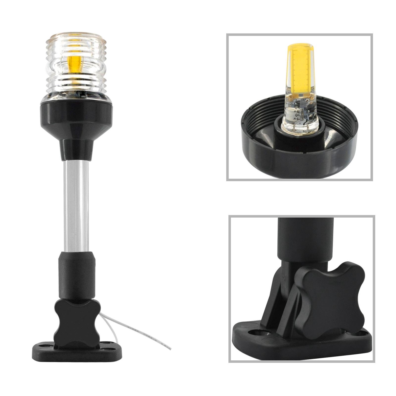 Marine LED Navigation Light IP67 Waterproof for Pontoon Yacht 9inch