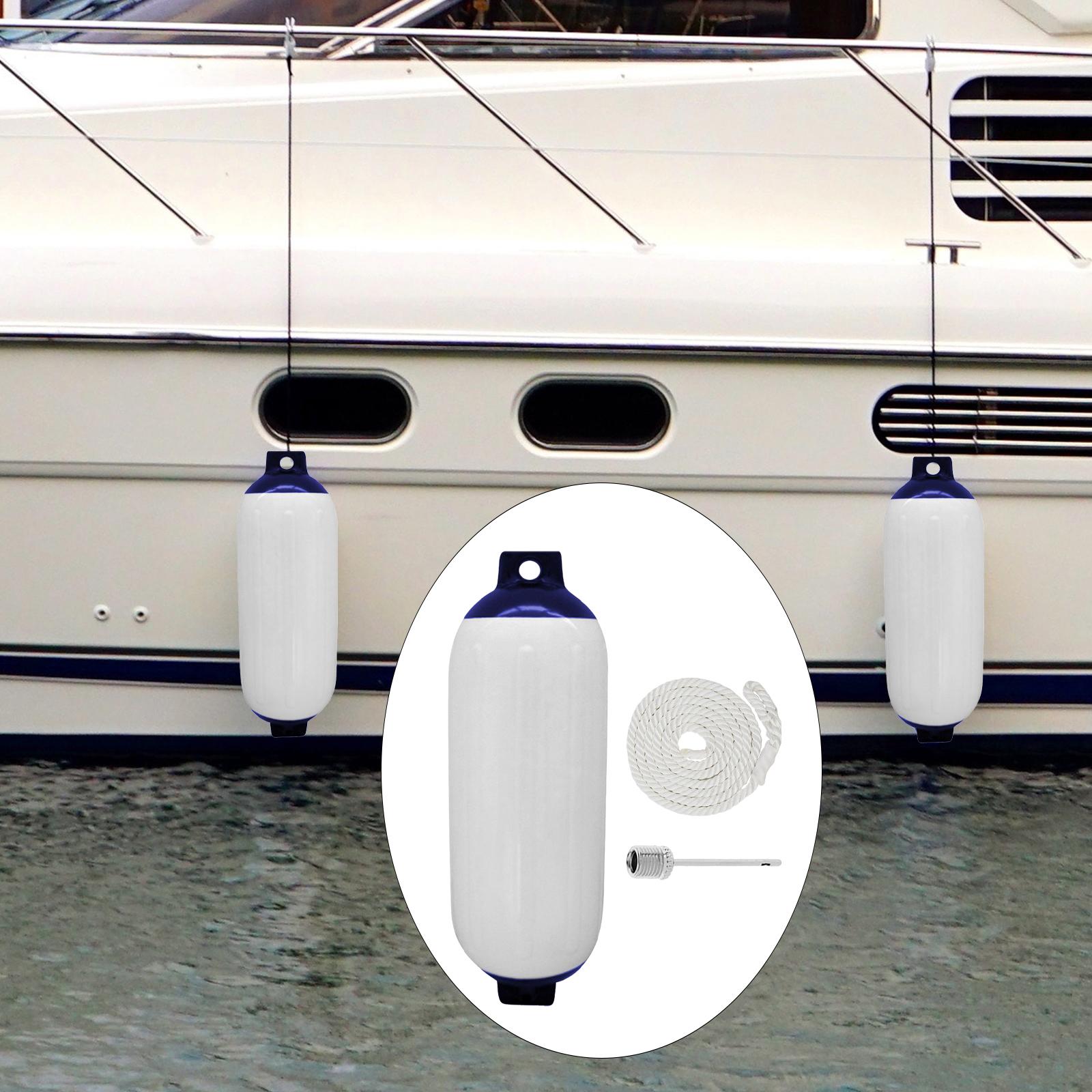 Boat Fender Kit 4x16inch Anti Collision for Docking Speedboat Sailboats