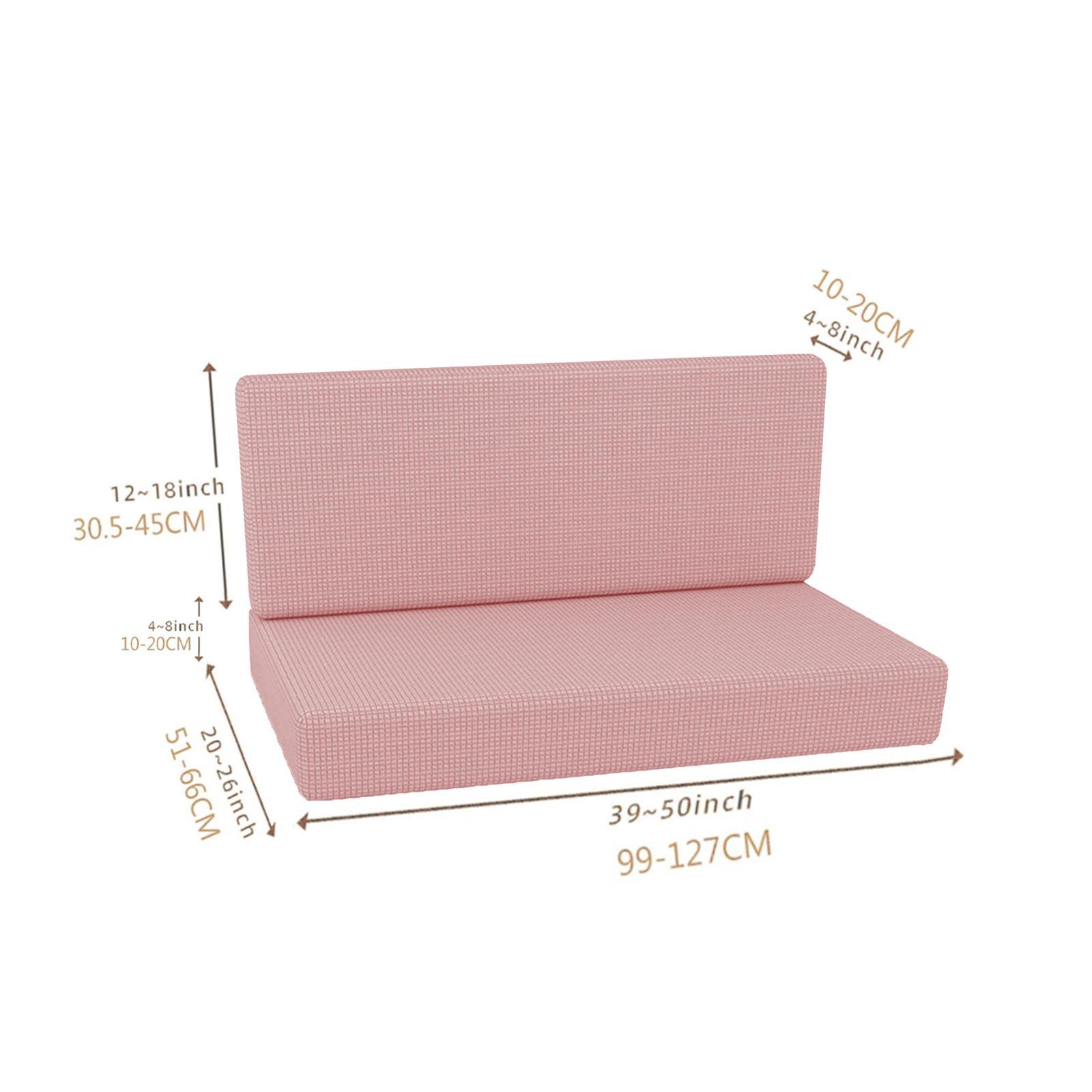 RV Dinette Cushion Covers Pink