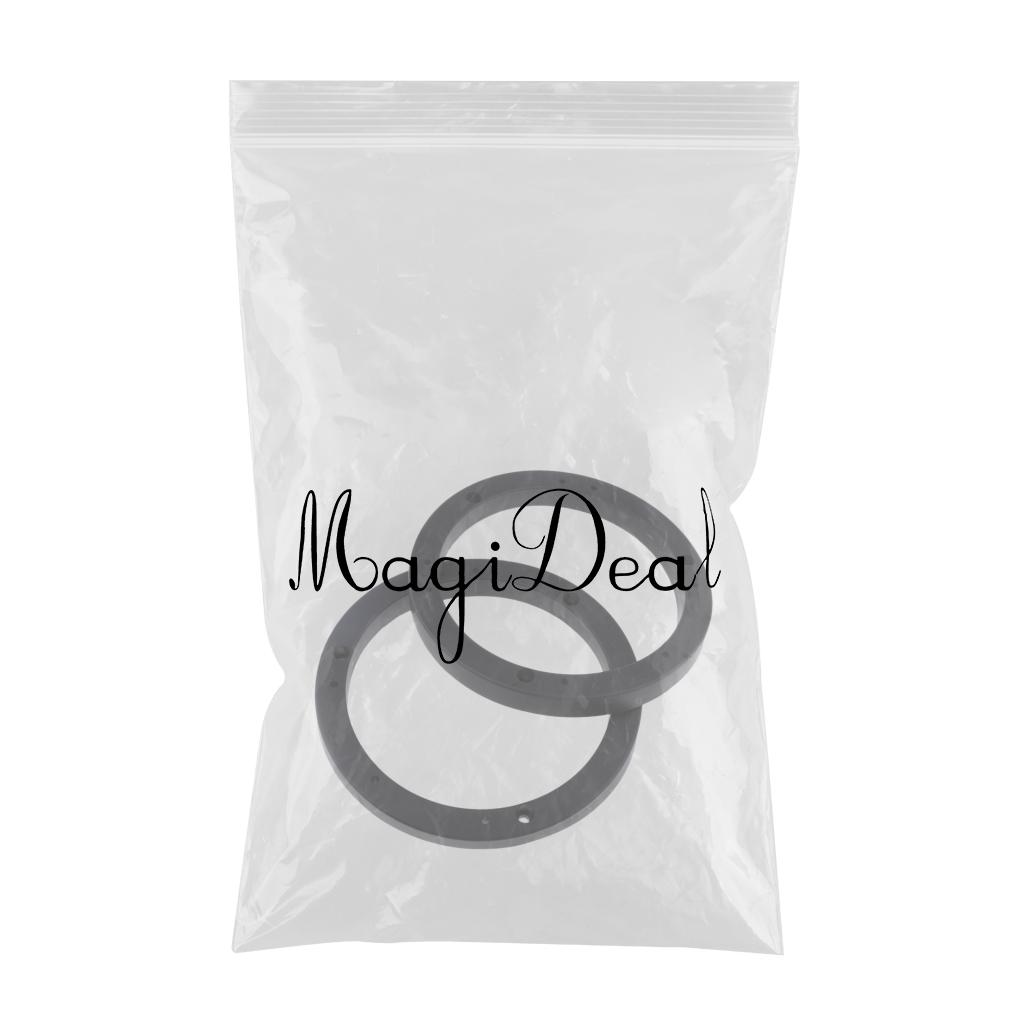 Pair Universal 6inch Car Speaker Spacer Adapter Bracket Holder Black