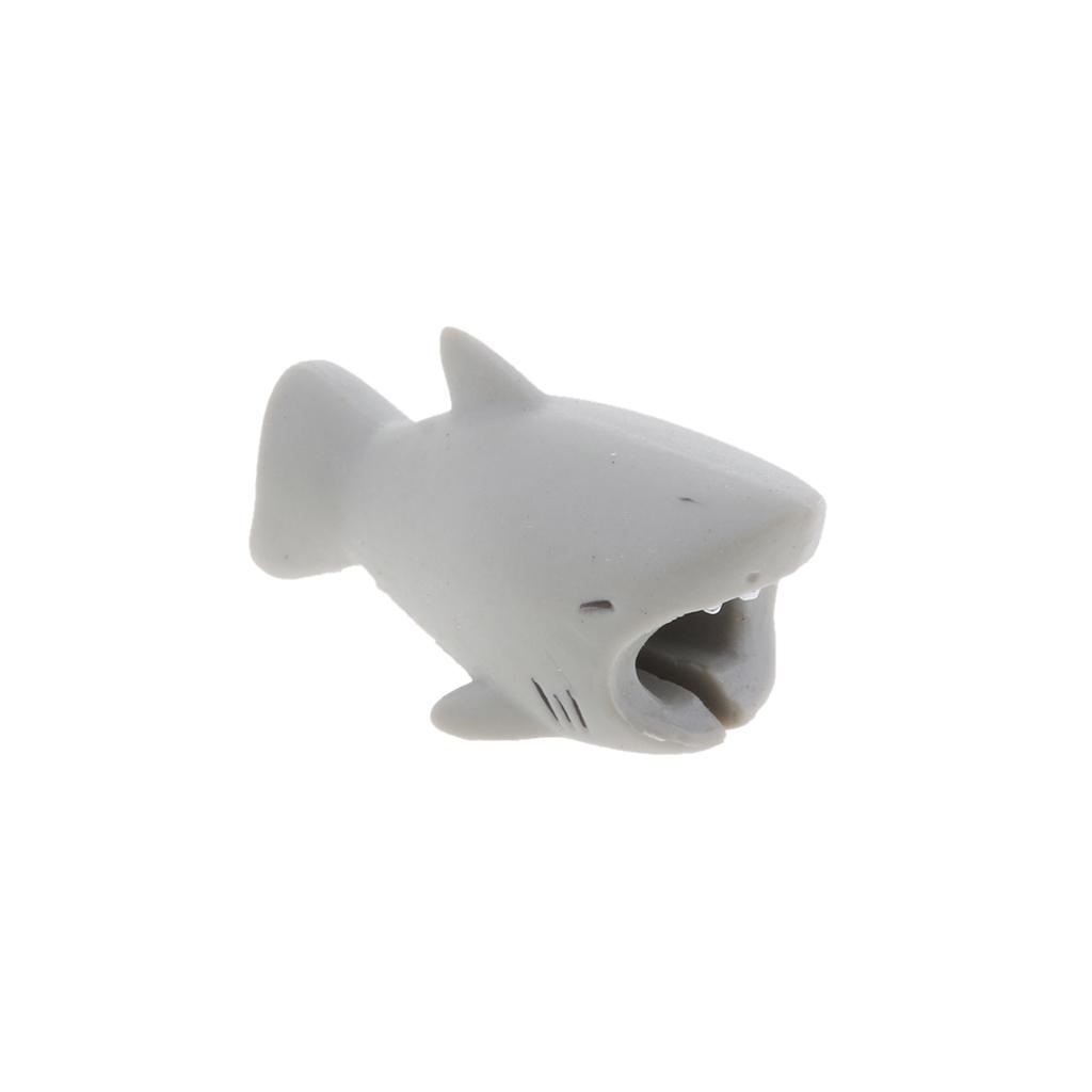 Animal Cable Winder Organizer Protector Grey shark
