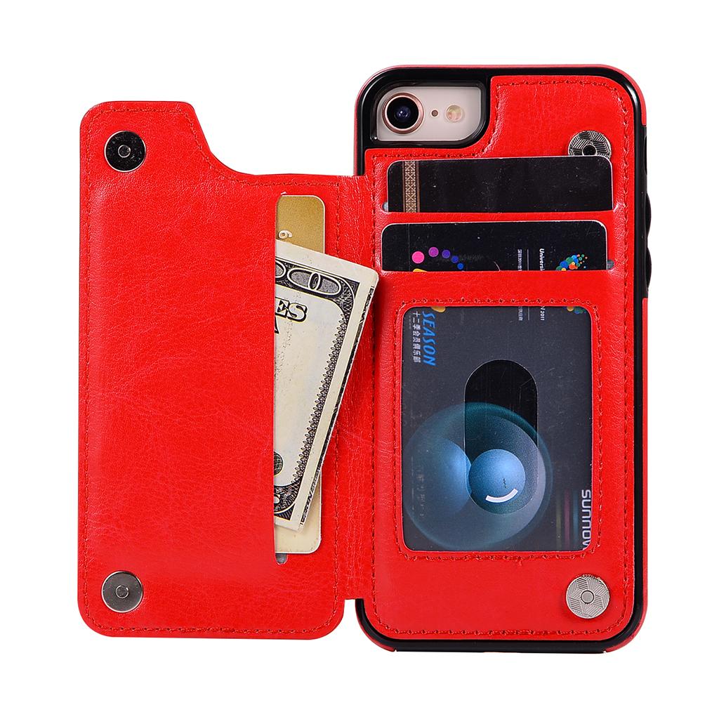 Simple Phone Back Cover For iPhone7/8 Series Red iPhone8 iPhone7