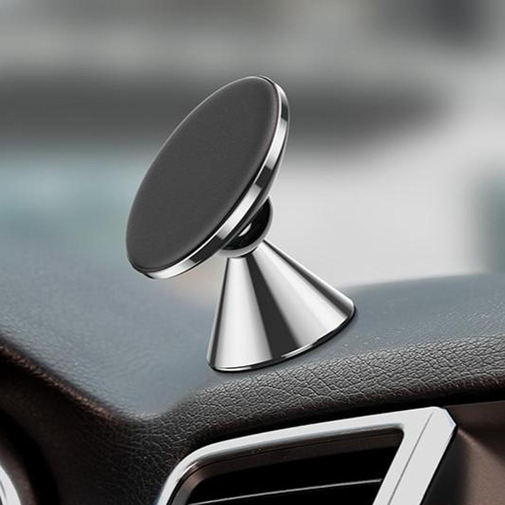 Vehicle-mounted Dashboard Suction Cup Mount Holder Bracket Silver