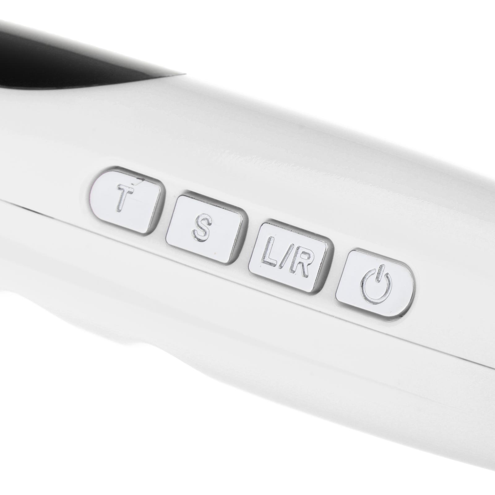 Automatic Hair Curler Ceramic Auto Shut-Off Heated Curling Iron White