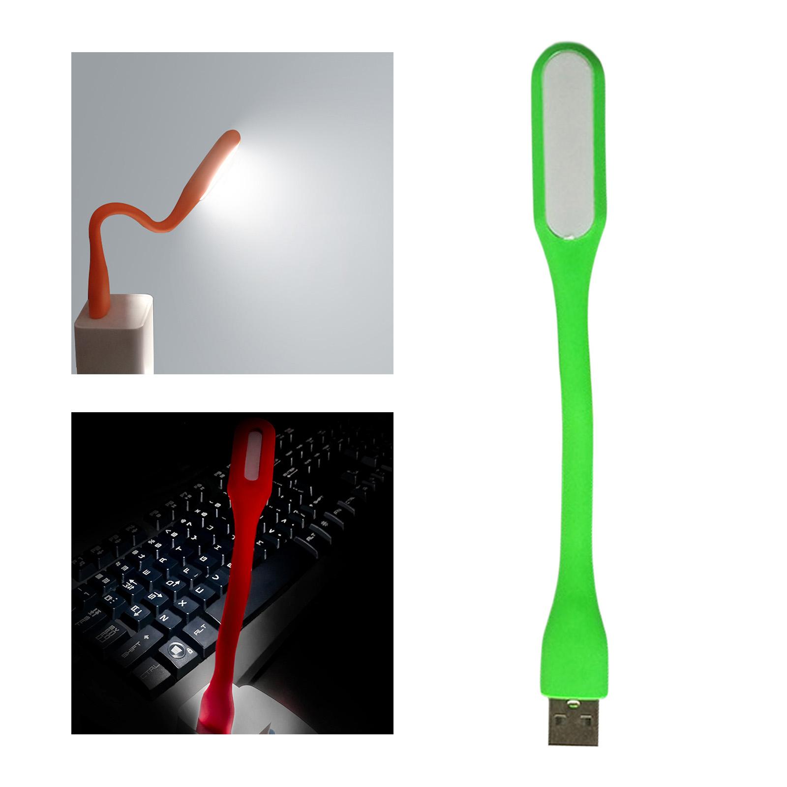 Flexible LED Light Lamp Portable Adjustable for Laptop Eye Care green