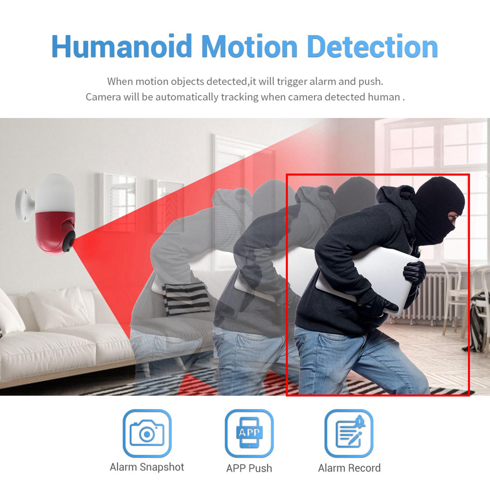 Home Security Camera Built in Mic Versatile Rotating Dark Version Pet Camera