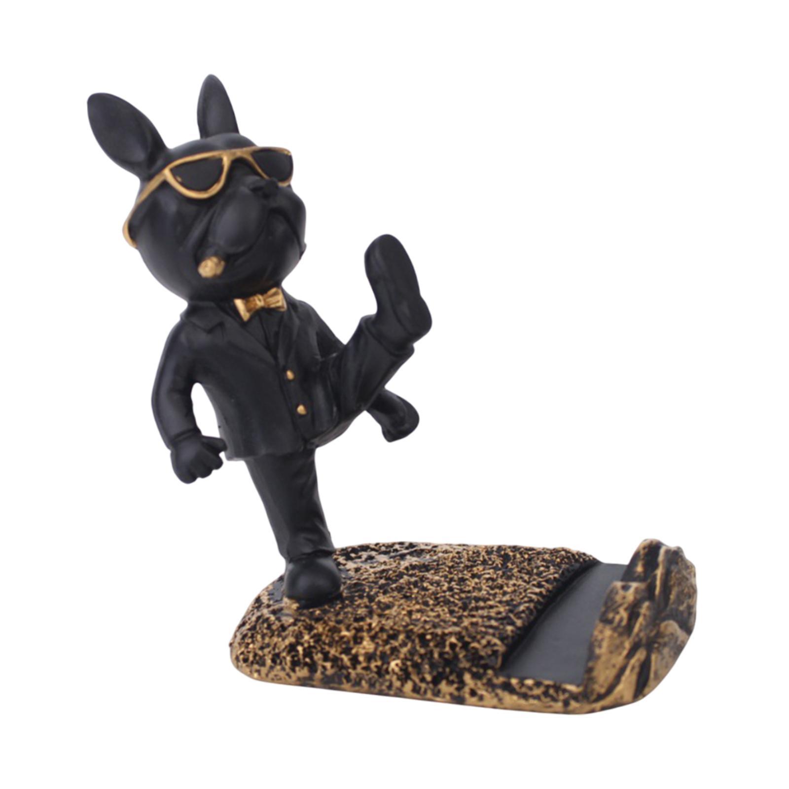 Dog Statue Phone Holder