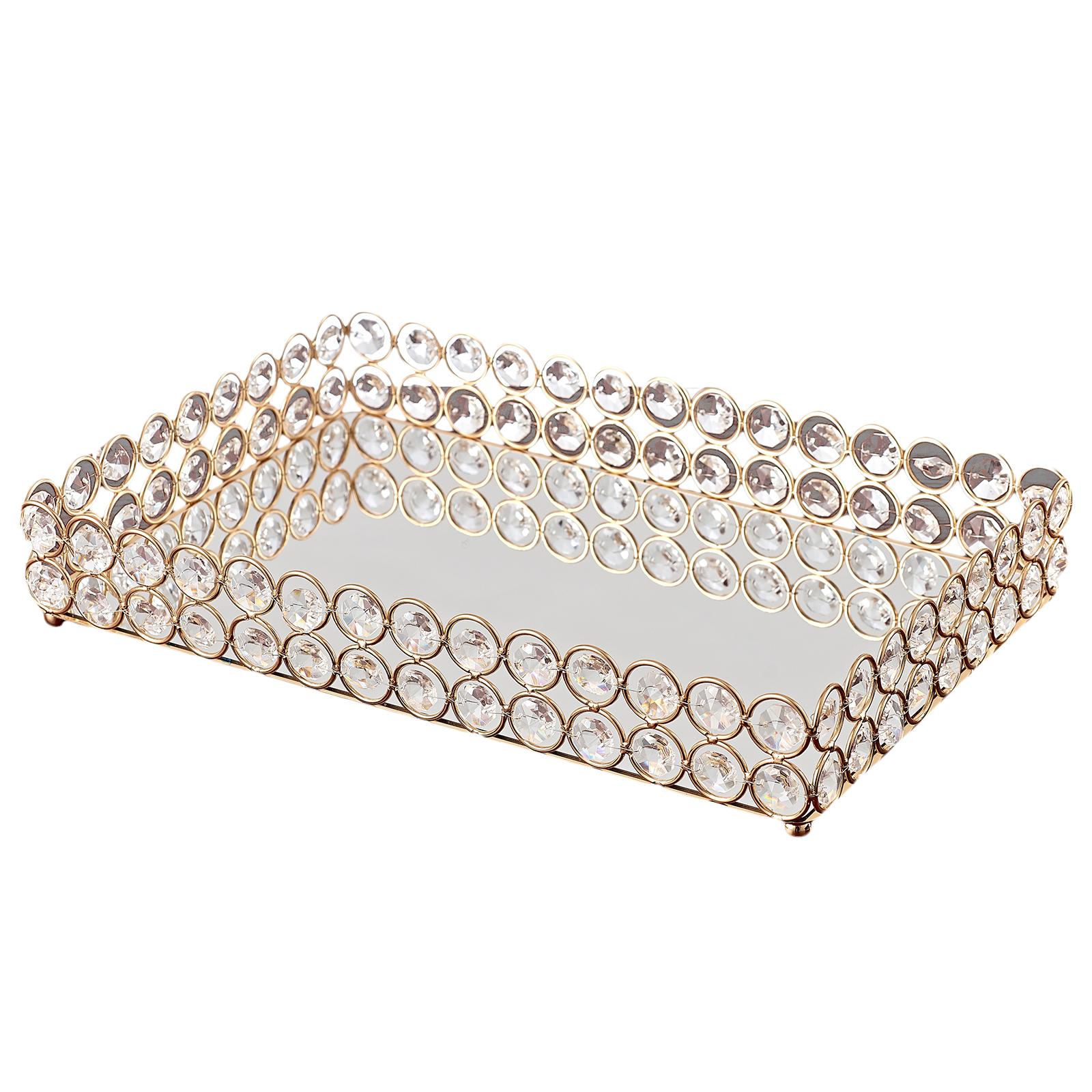 Mirrored Tray Crystal