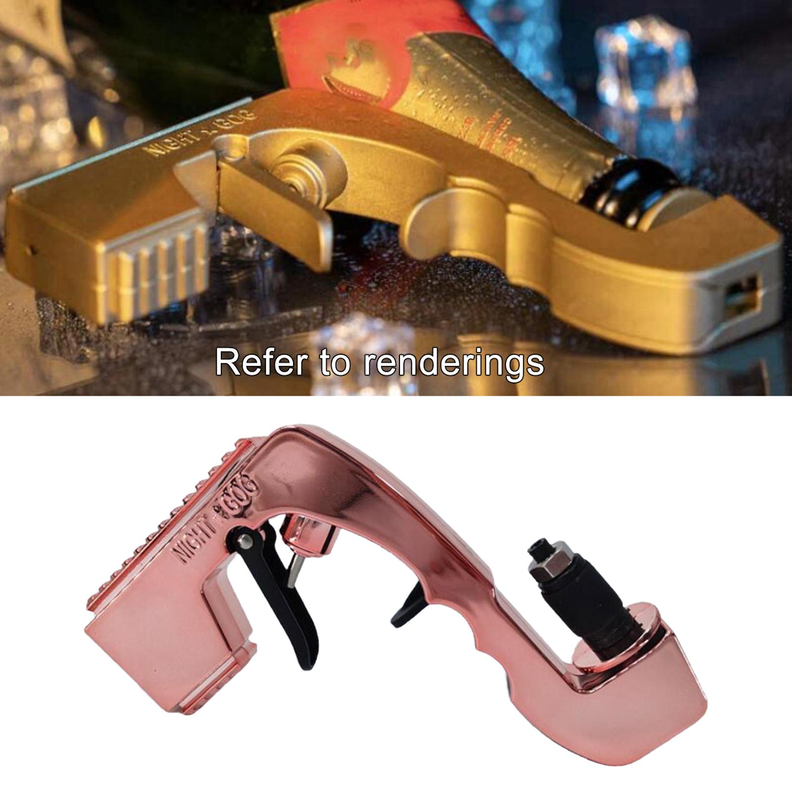 Durable Champagne Sprayer Gun Dispenser Beer Ejector Celebration Rose Golden