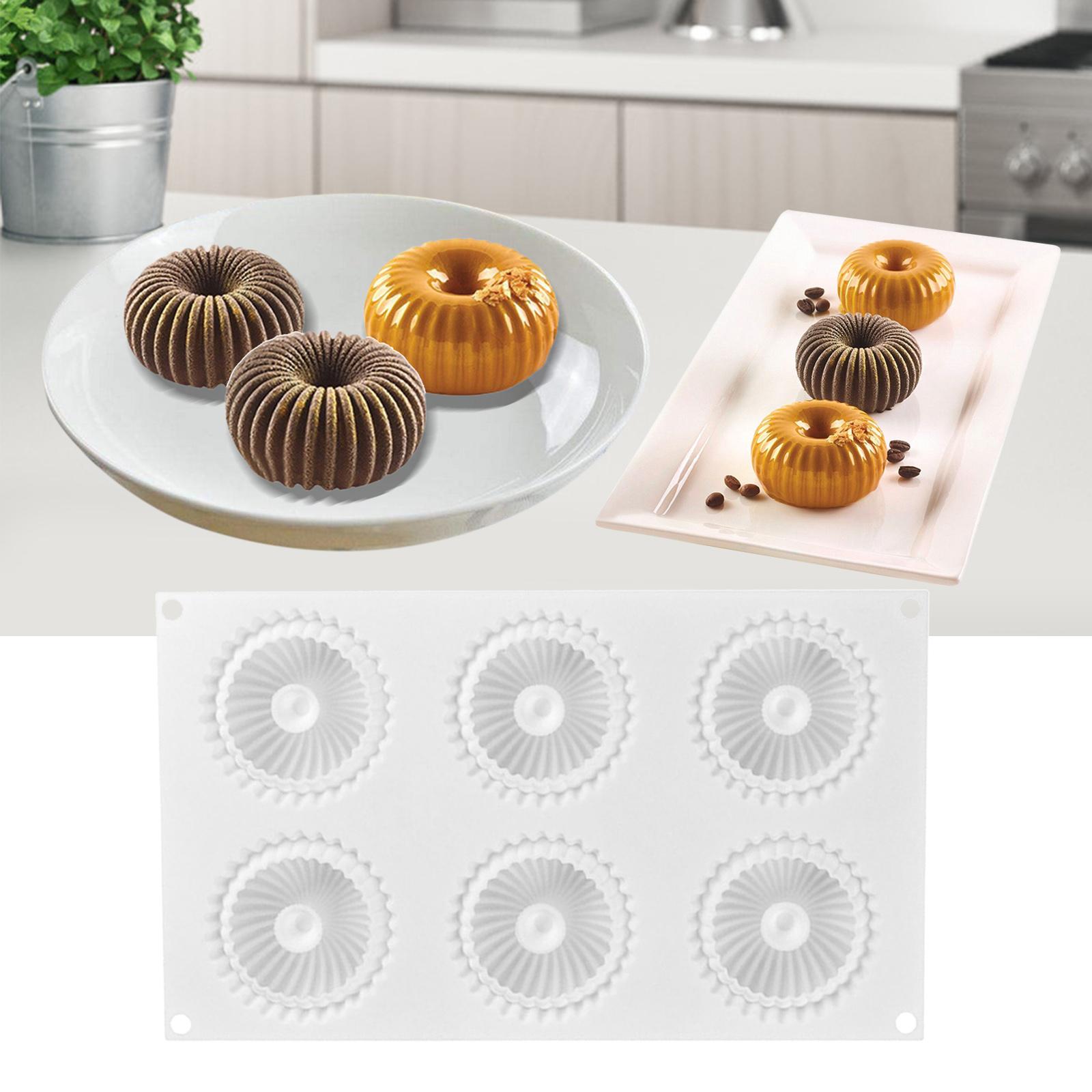 Silicone Mousse Mold Easy Clean Bakeware Desserts Mould for Cupcake Dessert