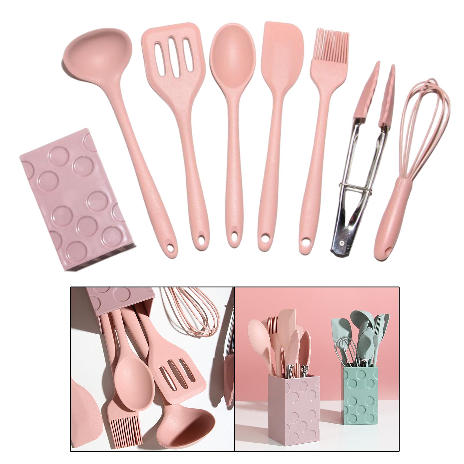 Kitchenware Set Utensils Small Baby Food Supplement for Baking Frying Baby Pink