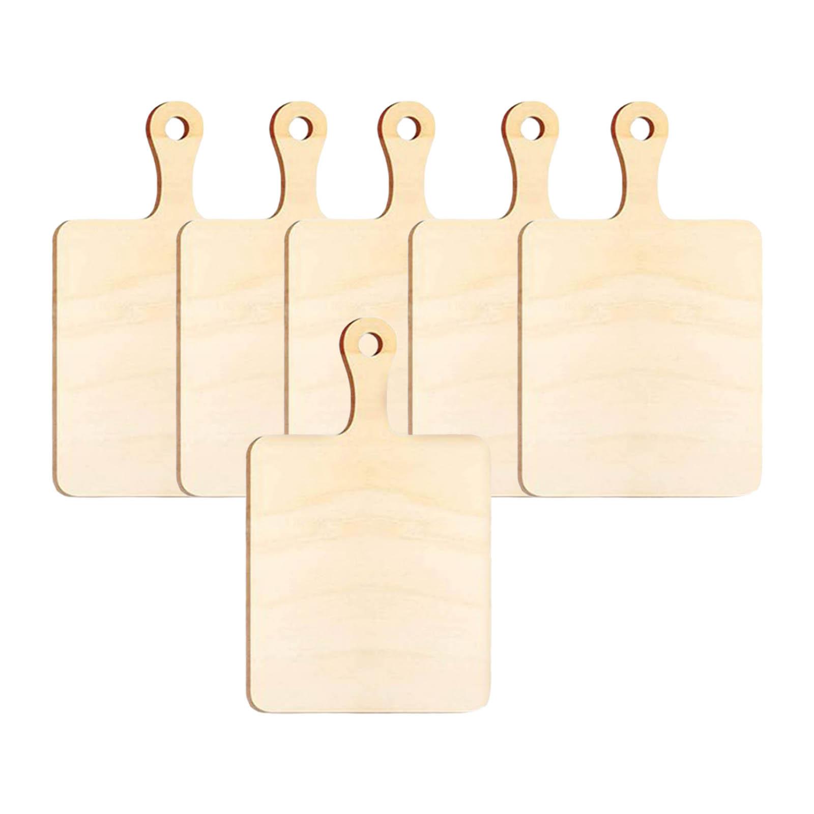 Wood Paddle Cutting Board Set