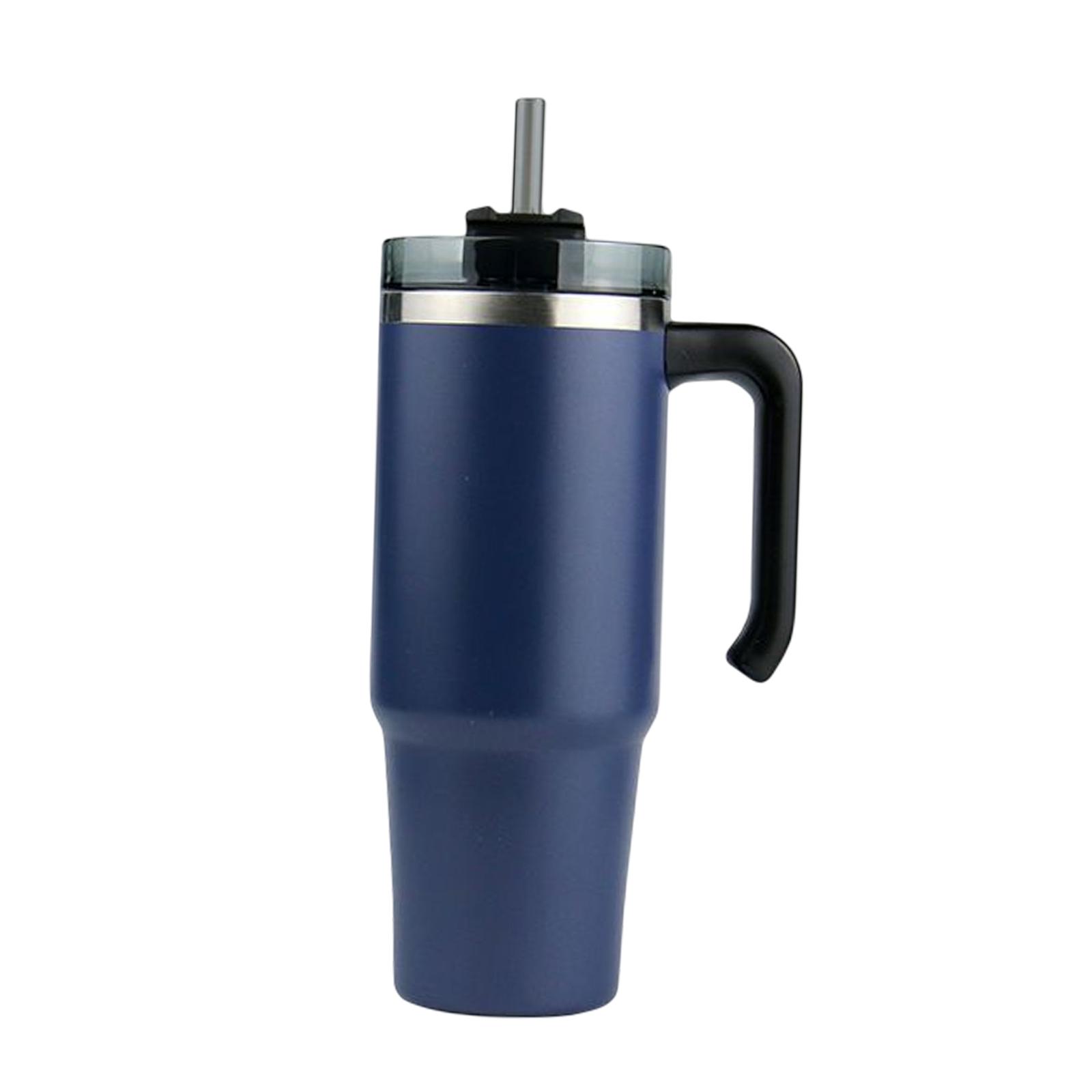 Coffee Travel Mug Food Grade 600ml for Hot & Cold Drinks Water Beverage Tea Blue