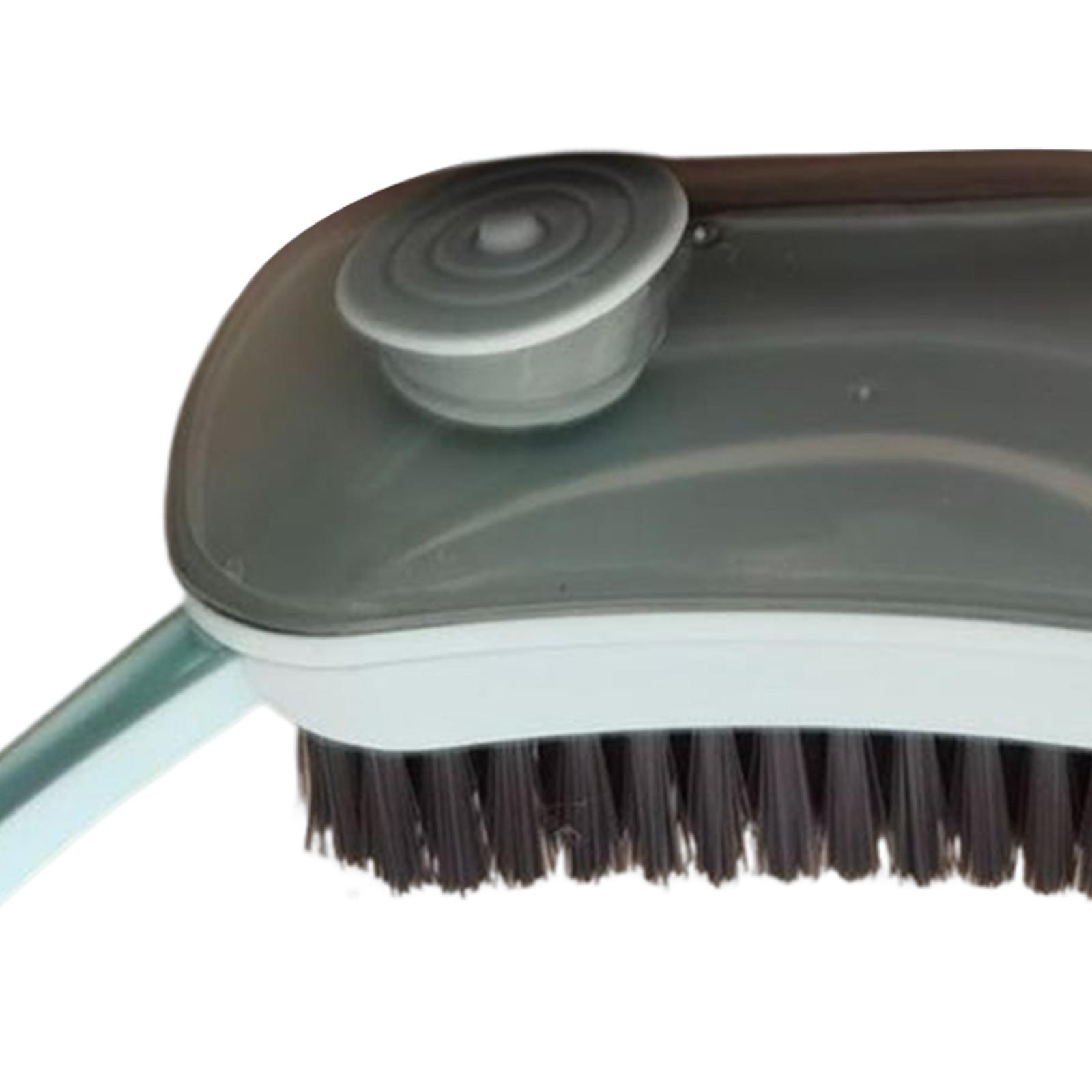 scrubbing Brush Cleaner with Soap Dispenser Professional Durable Multi blue