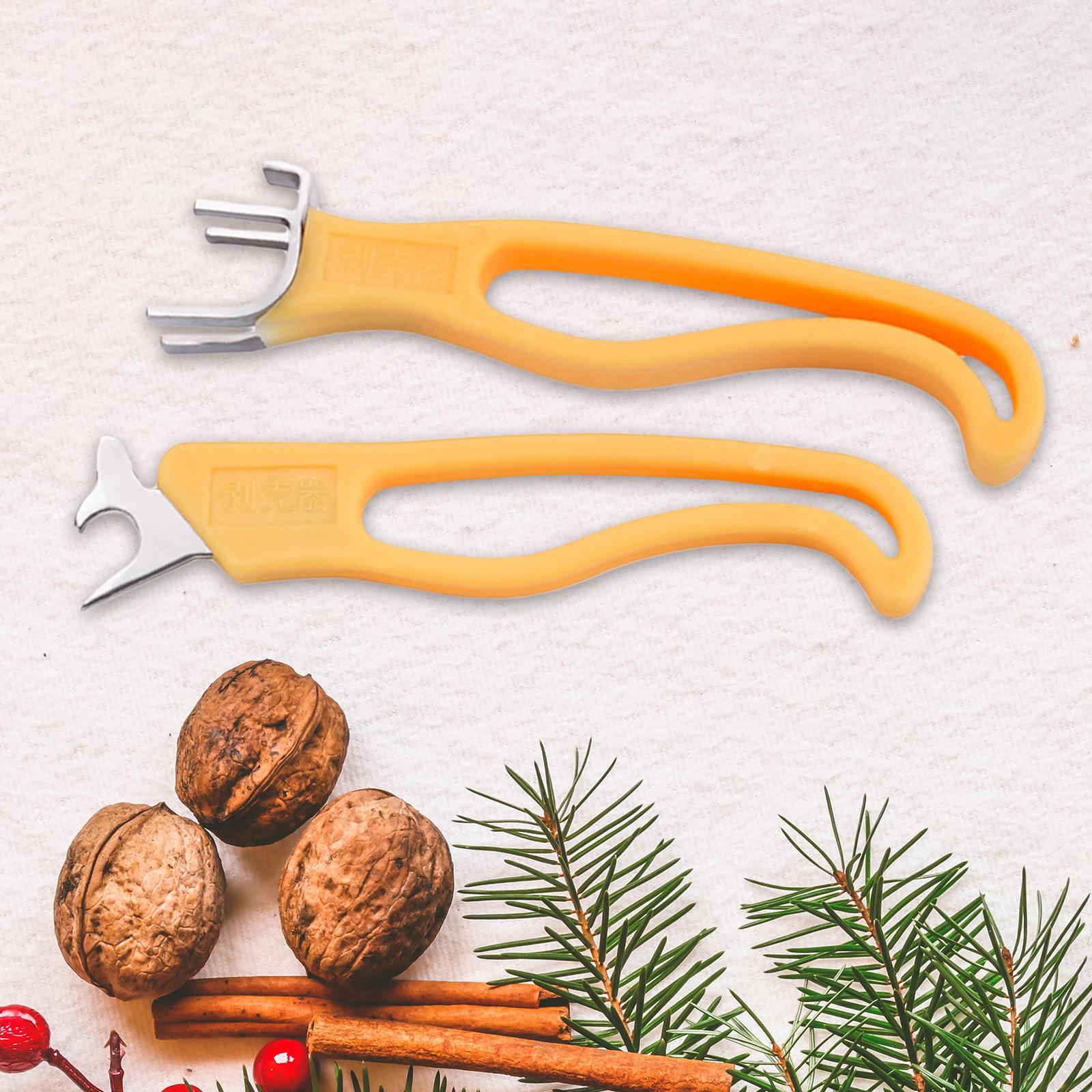 Portable Chestnut Opener Household Walnuts Clip Plier Handheld Black