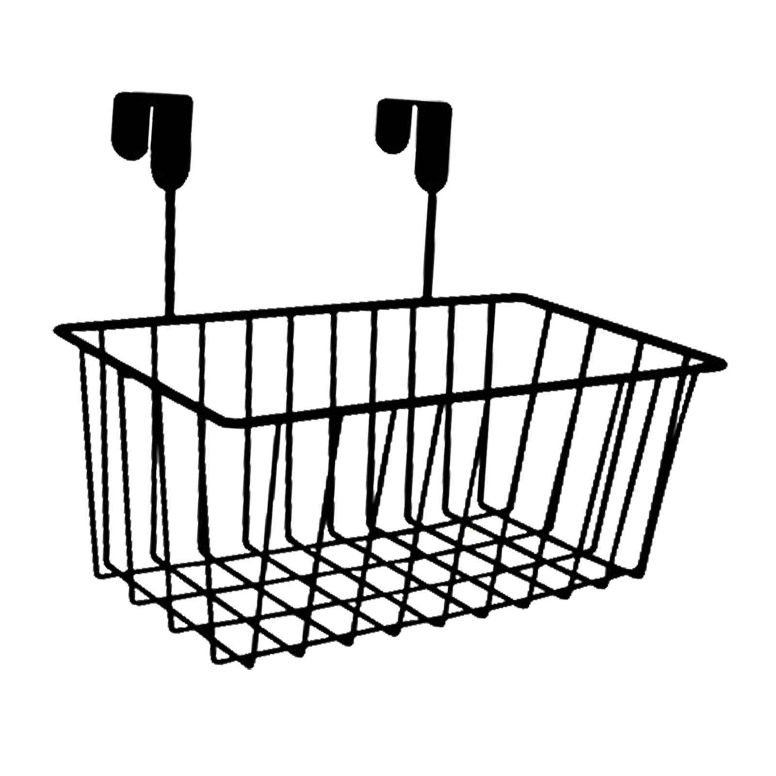 Grid Storage Baskets With Hooks