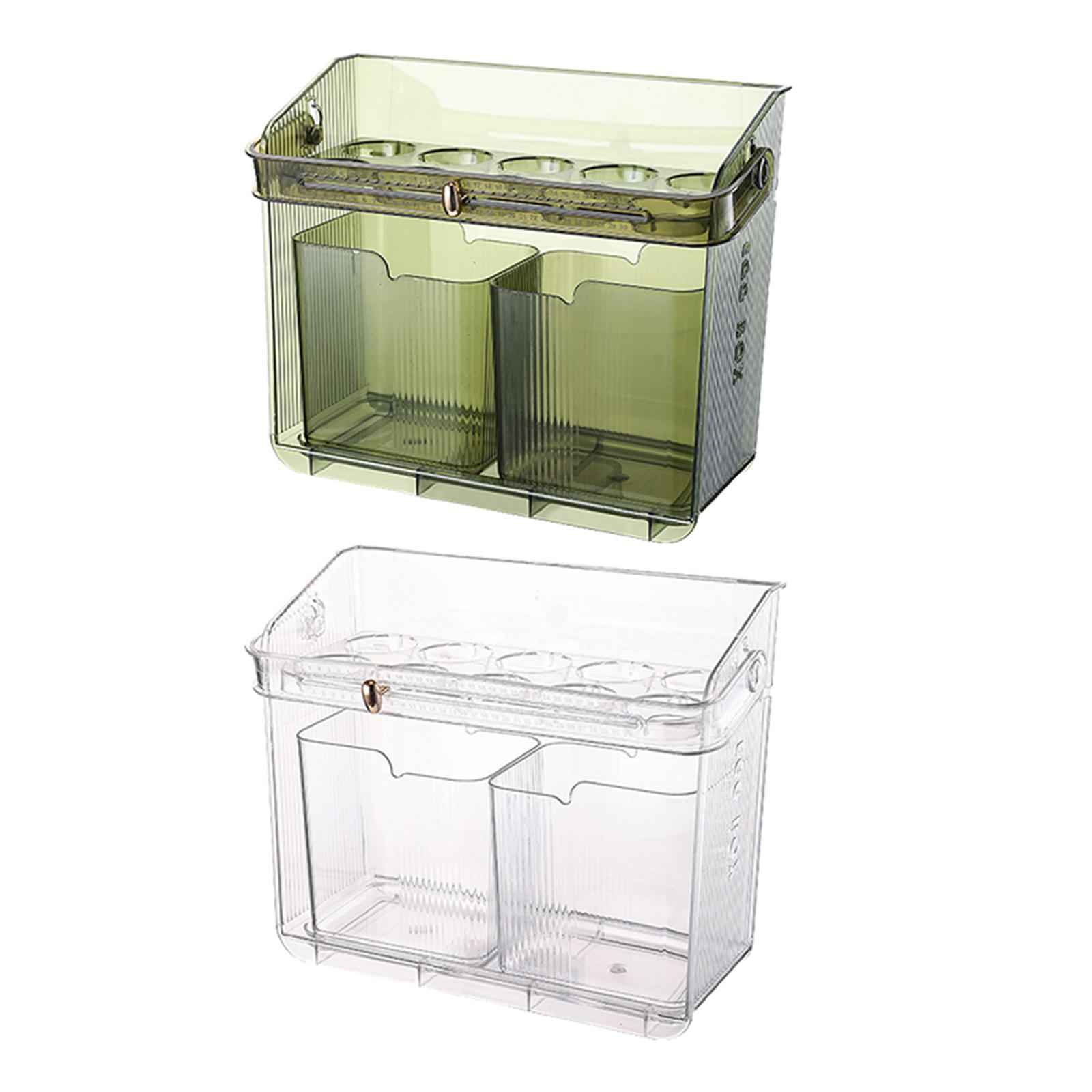 Multifunctional Kitchen Egg Organizer Portable for Cabinet Pantry Countertop green