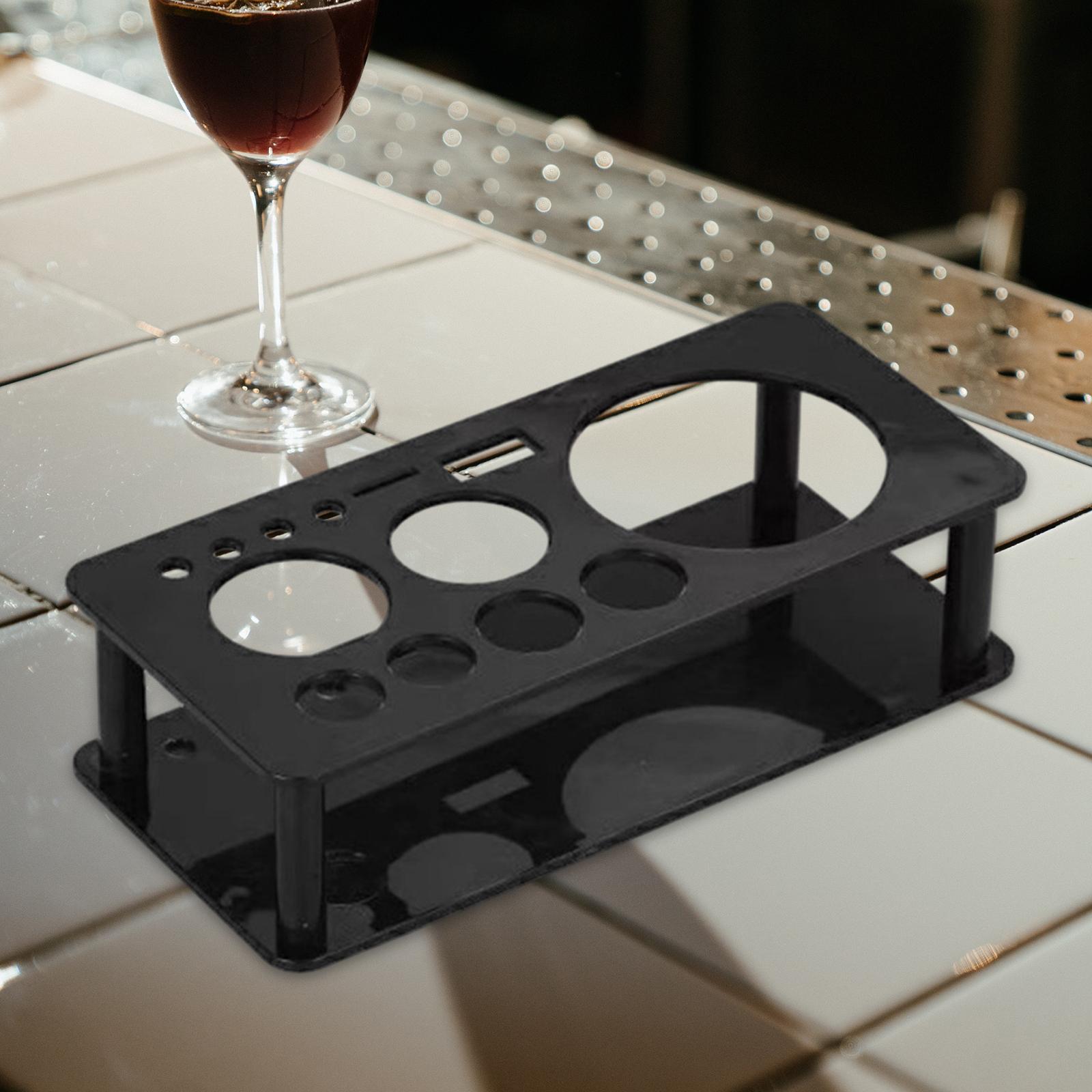 Durable Professional Cocktail Shaker Stand for Bar Cocktail Party Black