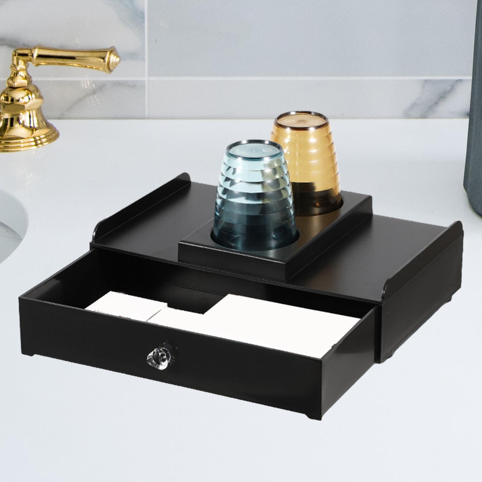 Vanity Organizer Tray Modern Exquisite Countertop Hotel Washing Tools Holder 30x19.3x8cm