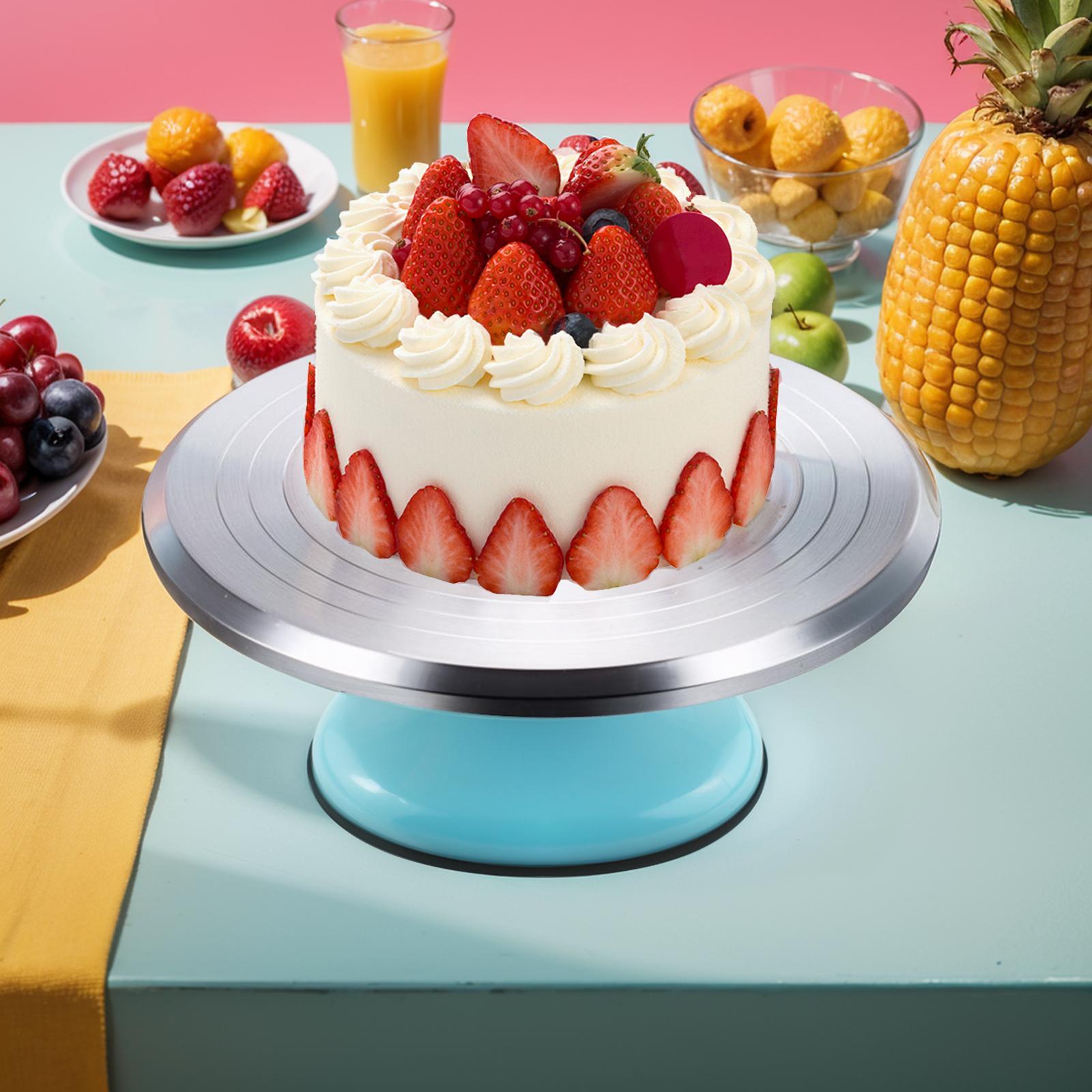 Paint Spraying 12inch Clay Pottery Crafting Repair Sculpting Wheel Turntable Blue base