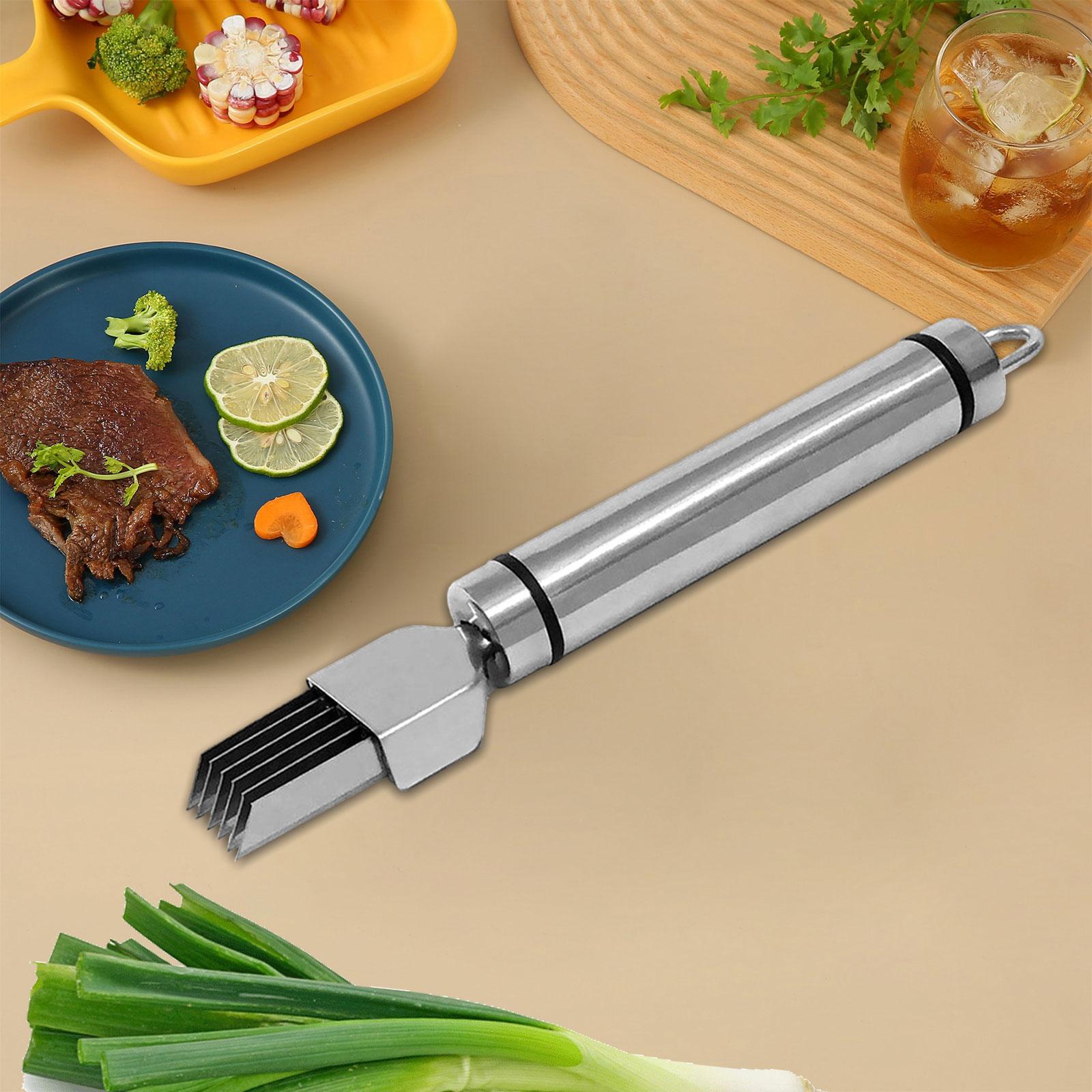 Scallion Slicer Cheese Cutter Onion Cutter Green for Home Restaurant Kitchen