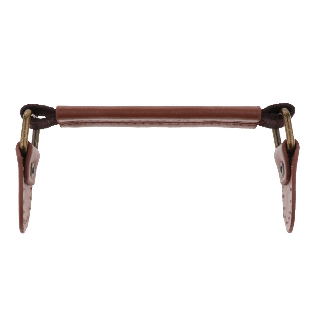 Leather Pull Handle Luggage Suitcase Handle Strap Replacement Light Coffee