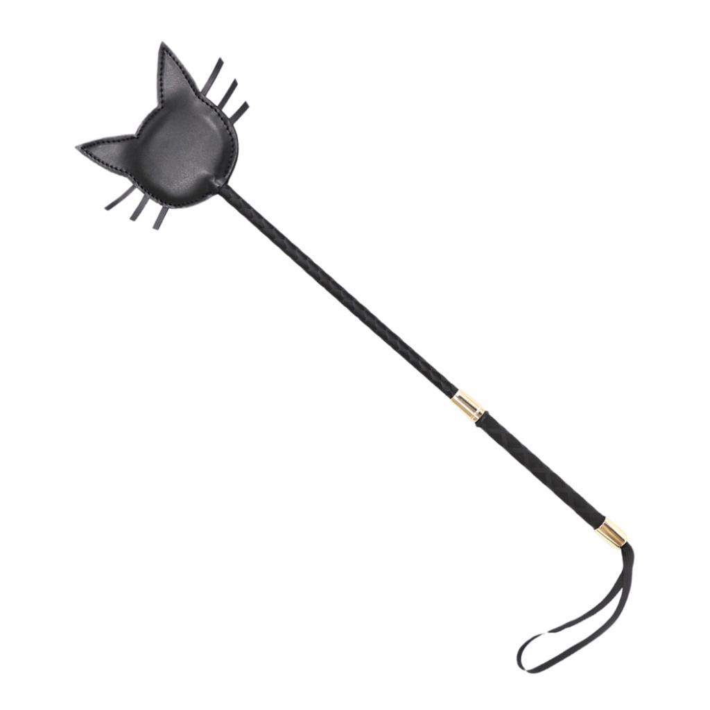 Cute Cat Head Sex Teaser Stick with Handle Sex Toys Whip Costume