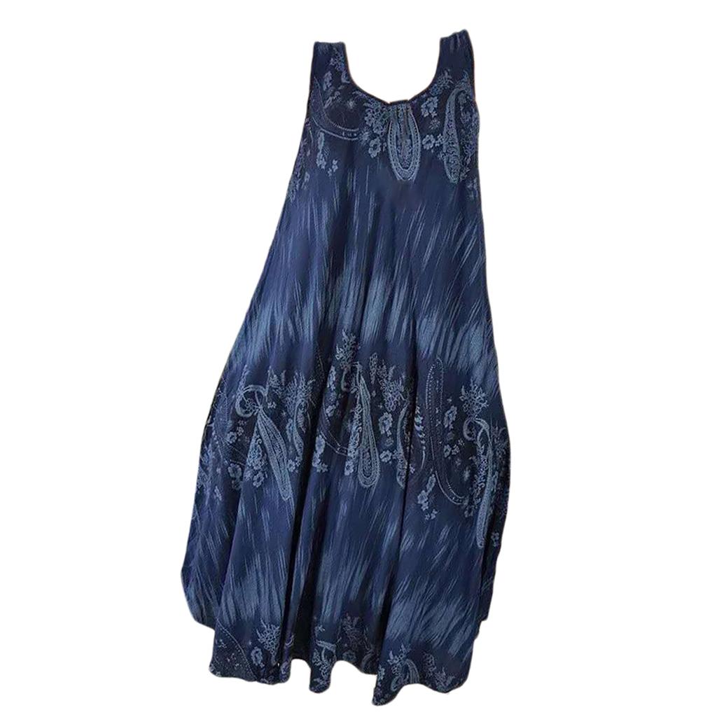 1 x Women Dress Dark Blue M