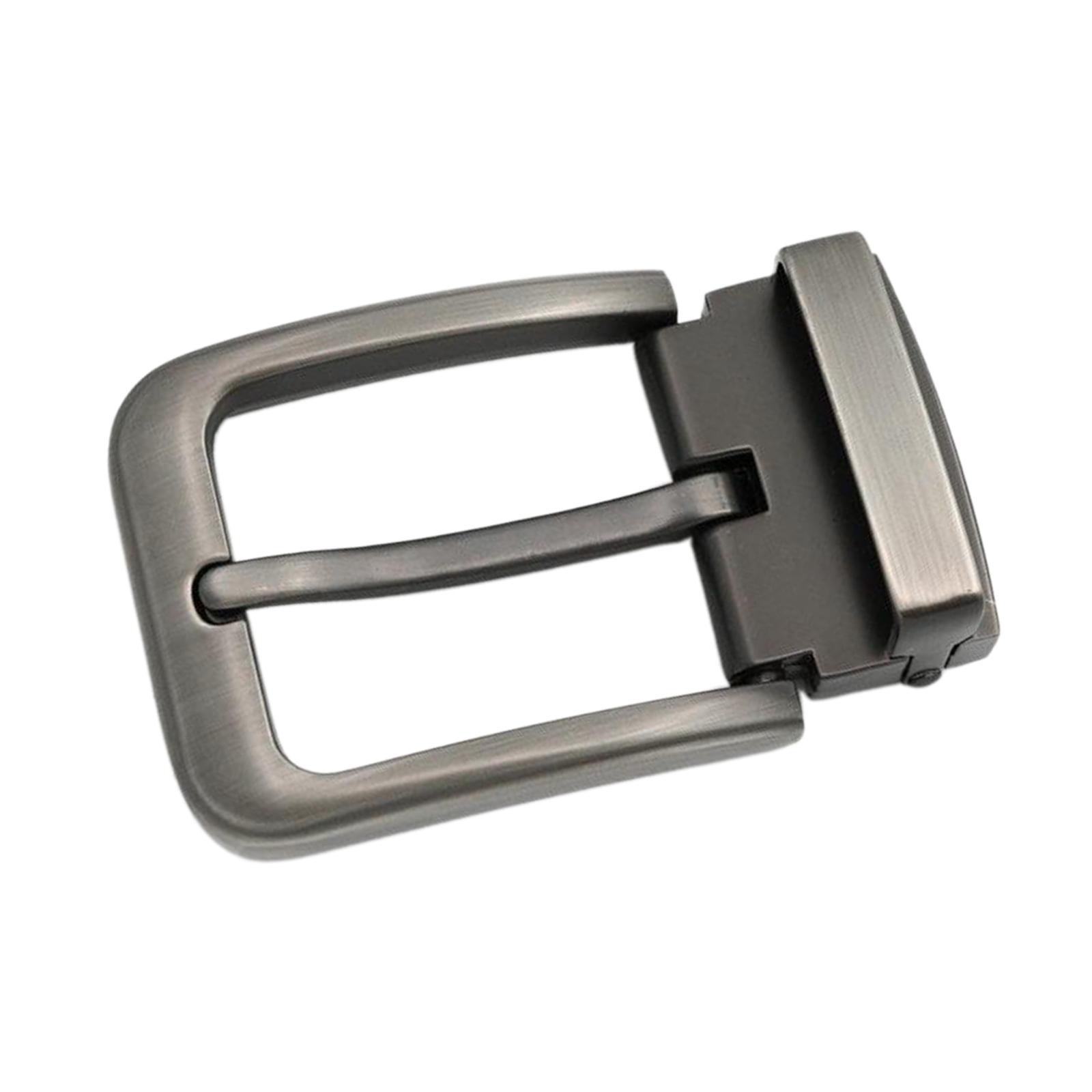 Mens Classic Alloy Belt Pin Buckle Single Pin Rectangular Buckle Replacement