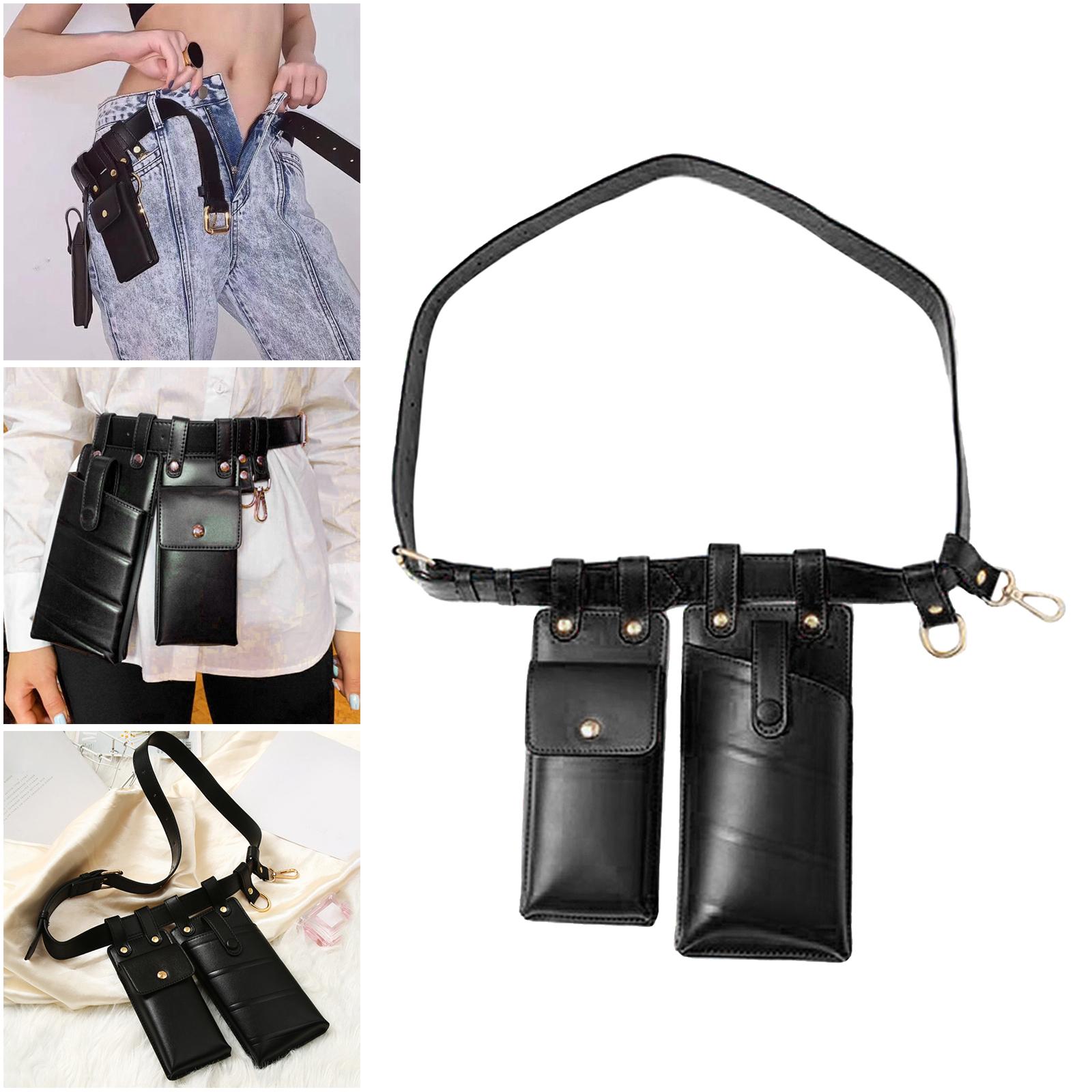 Waist Bag Crossbody Phone Pouch Fanny Pack Purse Designer Hip Pocket Black