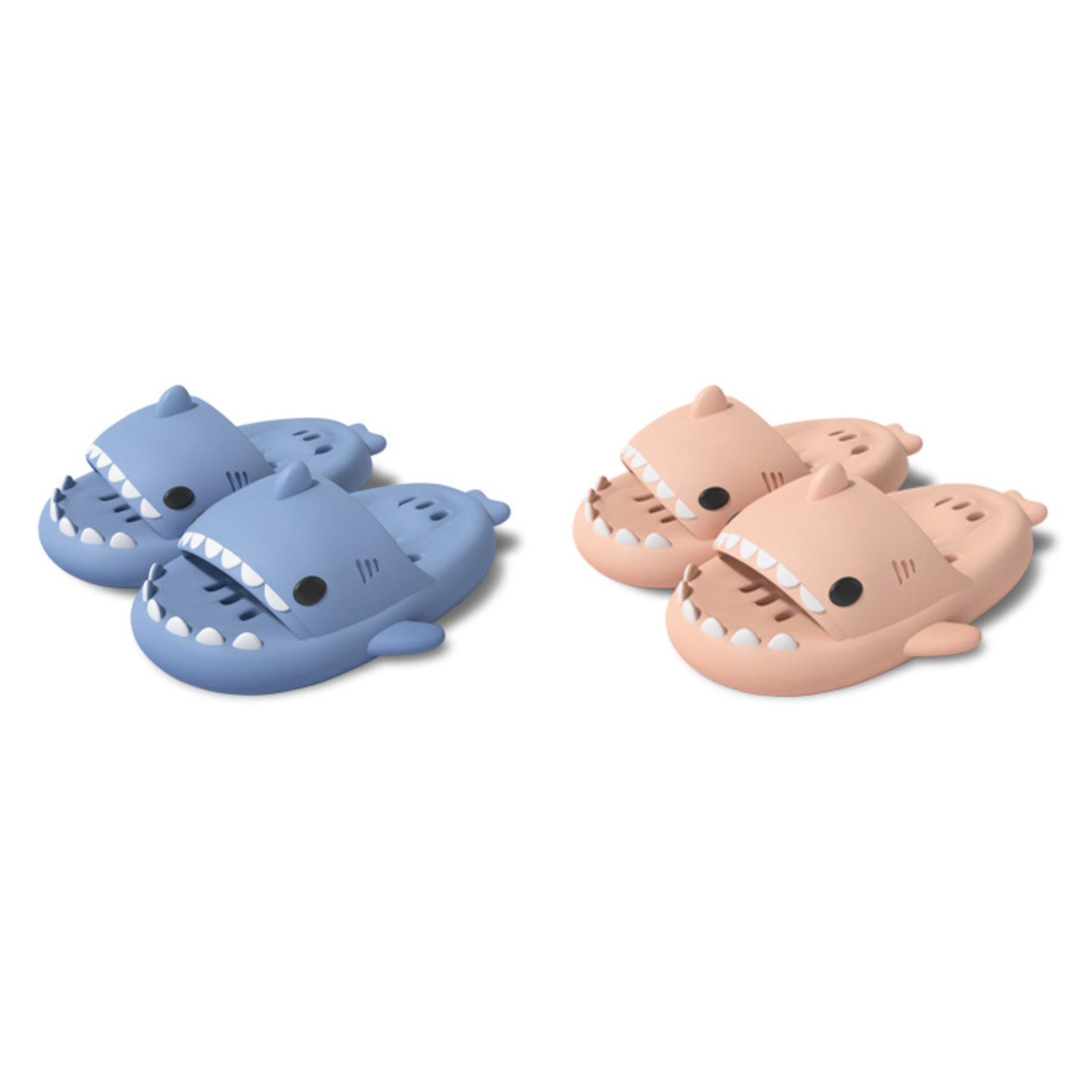 Shark Massage Slippers Non slip Comfy Lightweight Unisex 40-41 Blue