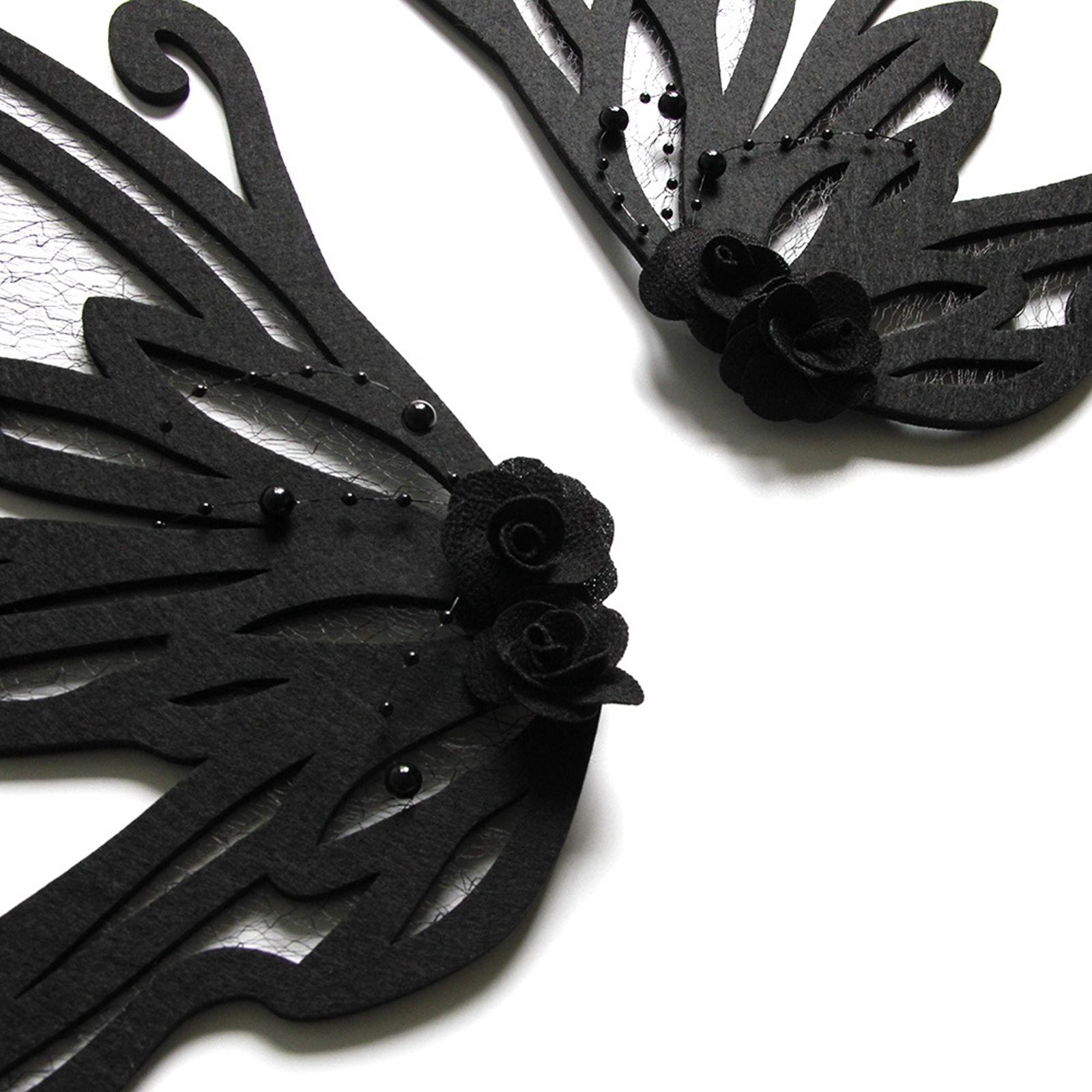 Gothic Butterfly Hair Clips Alligator Clips Clothing Supplies Hair Pins