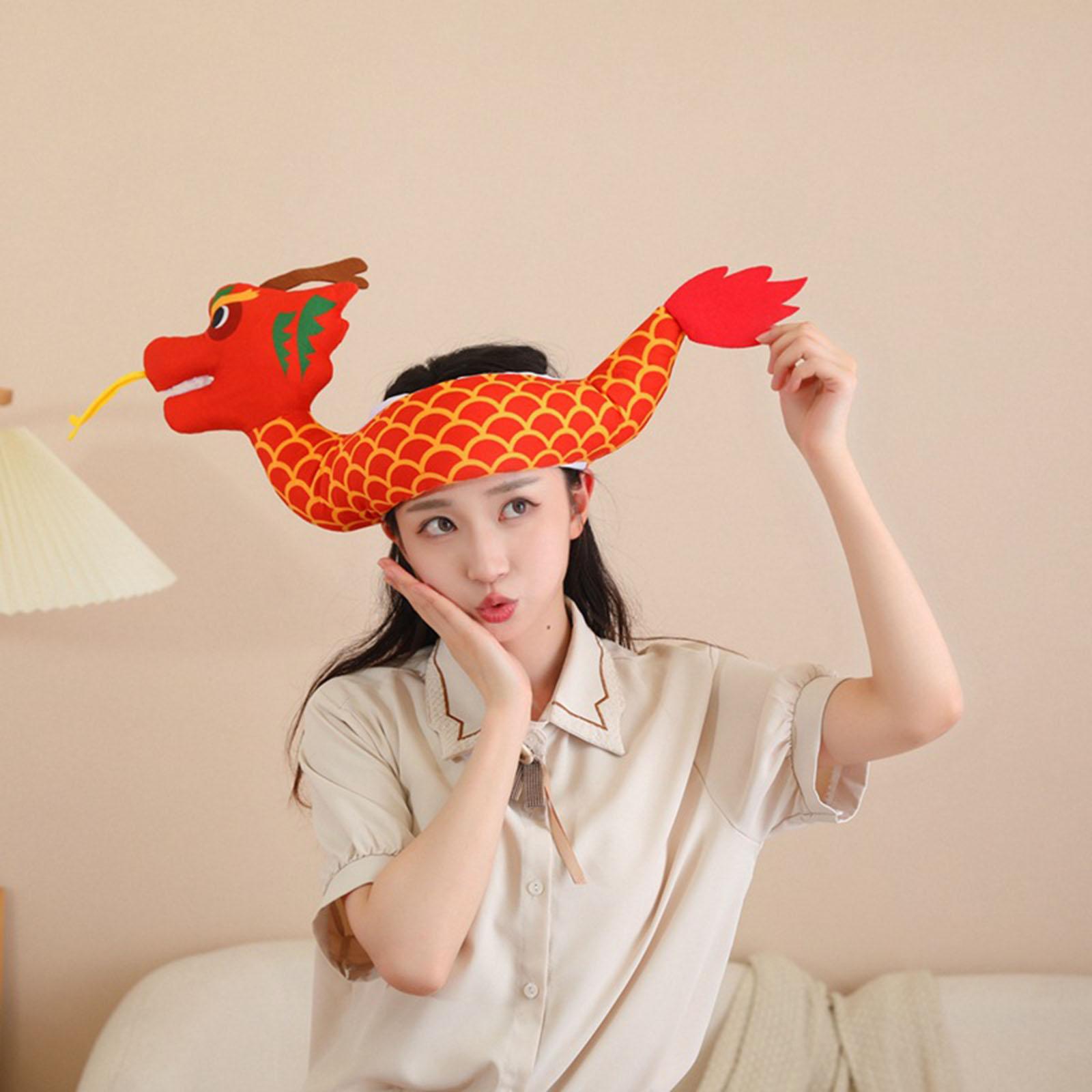 Dragon Boat Headpiece Birthday Gifts Practical for Carnival Dress up Holiday