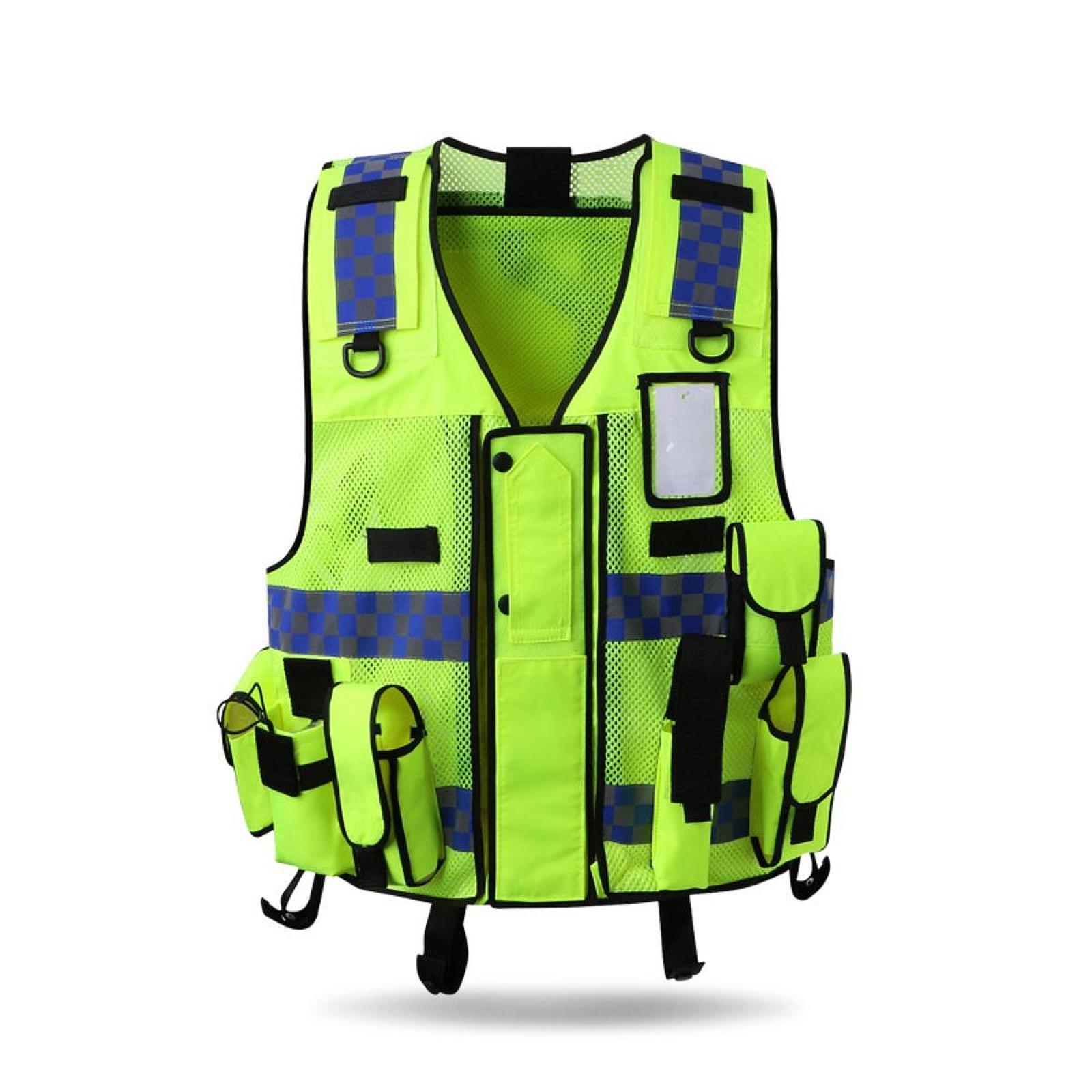 Reflective Safety Vest High Reflective Strips Versatile High Visibility Mesh
