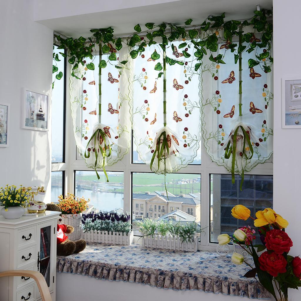 Küche Wohnzimmer Raffrollo Raffgardinen Gardinen Fenstergardine in | eBay