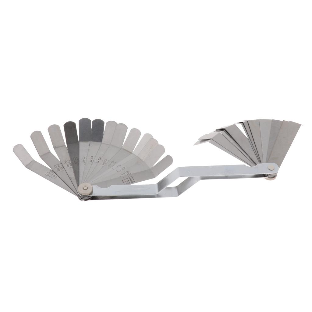 Offset Bent Feeler Gauge 26 Blades