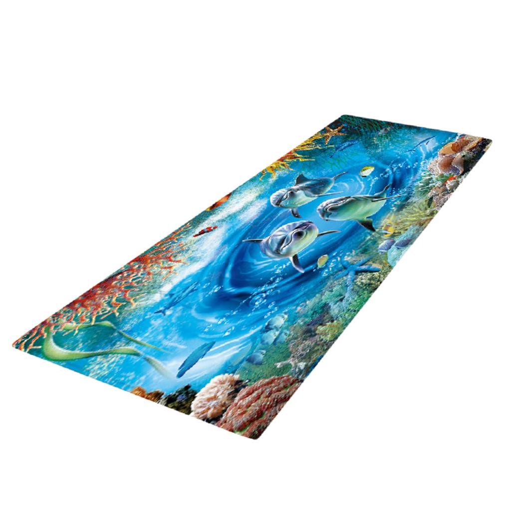 40x120cm Floor Mat Runner Kitchen Non-slip Area Rug Undersea